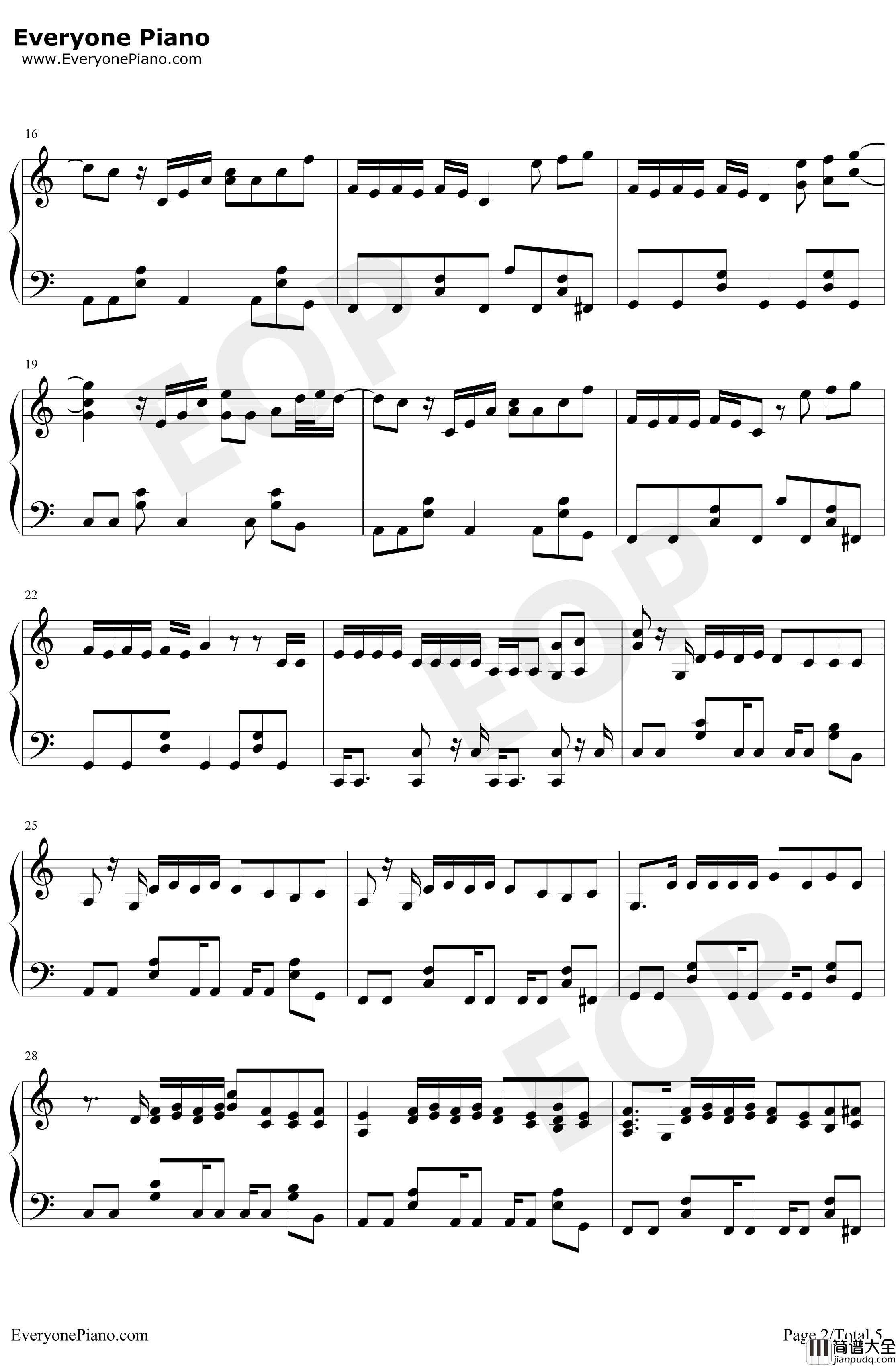 Me钢琴谱_TaylorSwiftBrendonUrie