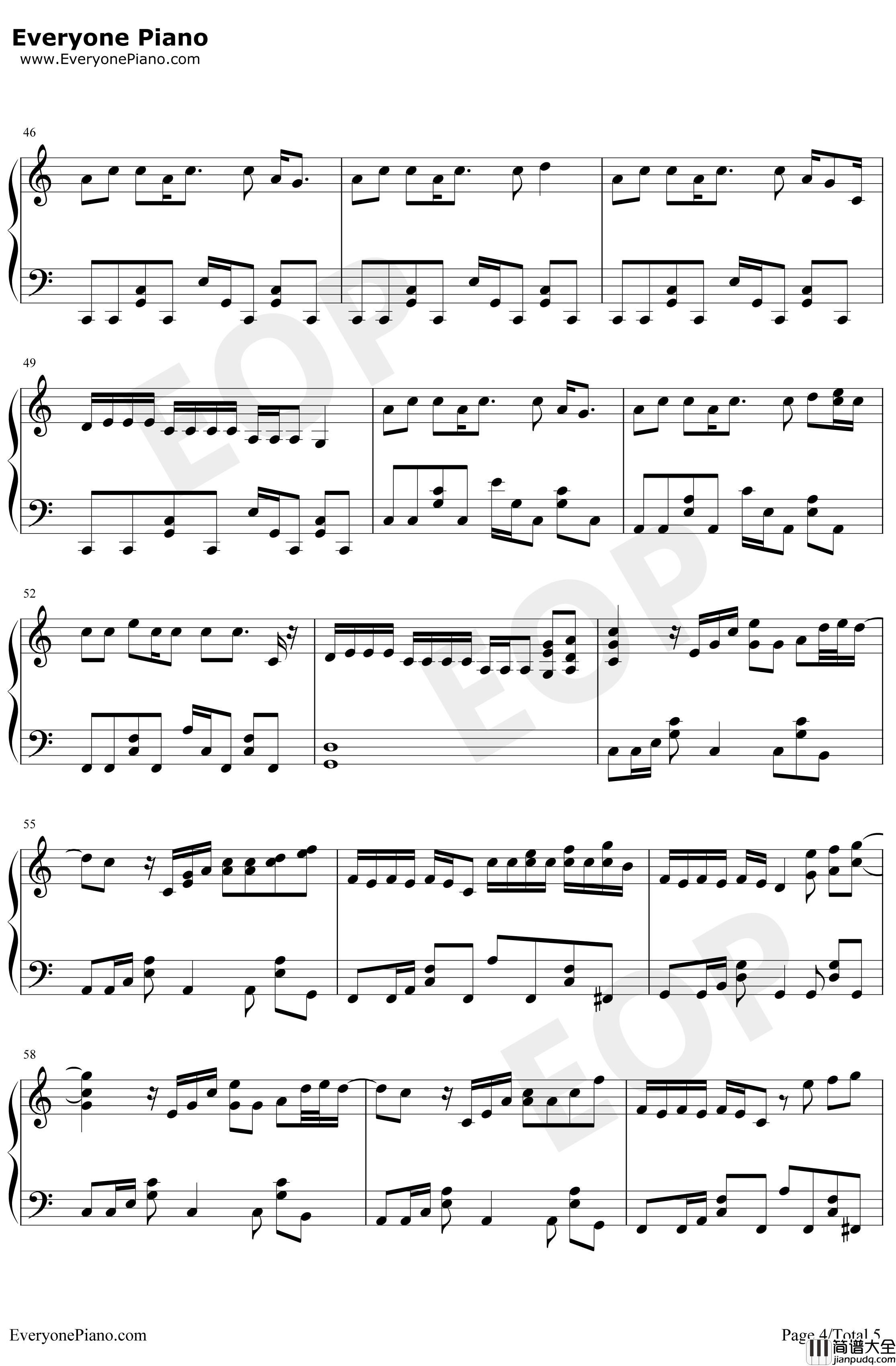 Me钢琴谱_TaylorSwiftBrendonUrie