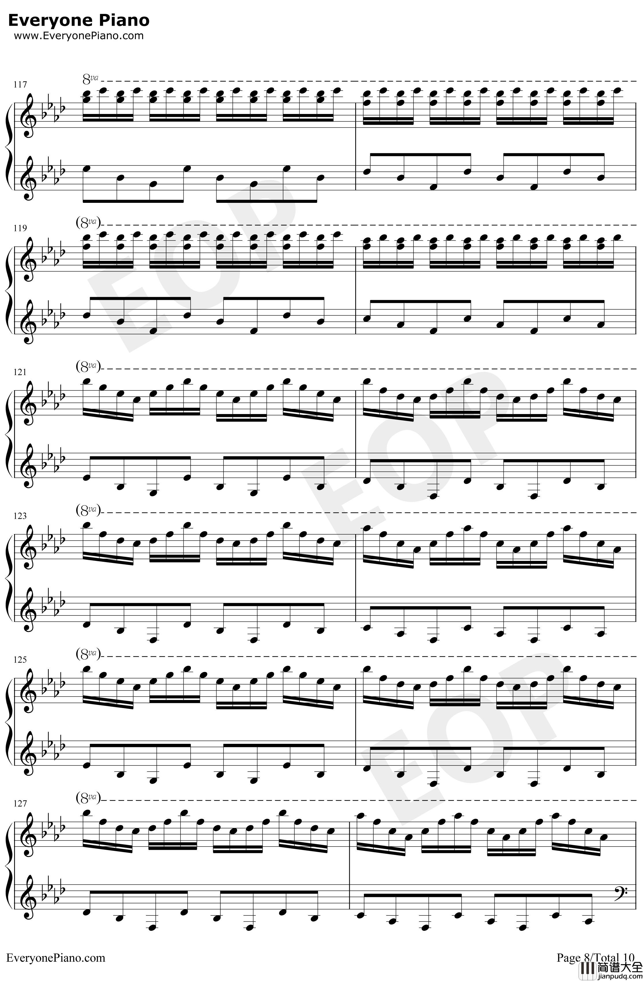 Clocks钢琴谱_马克西姆