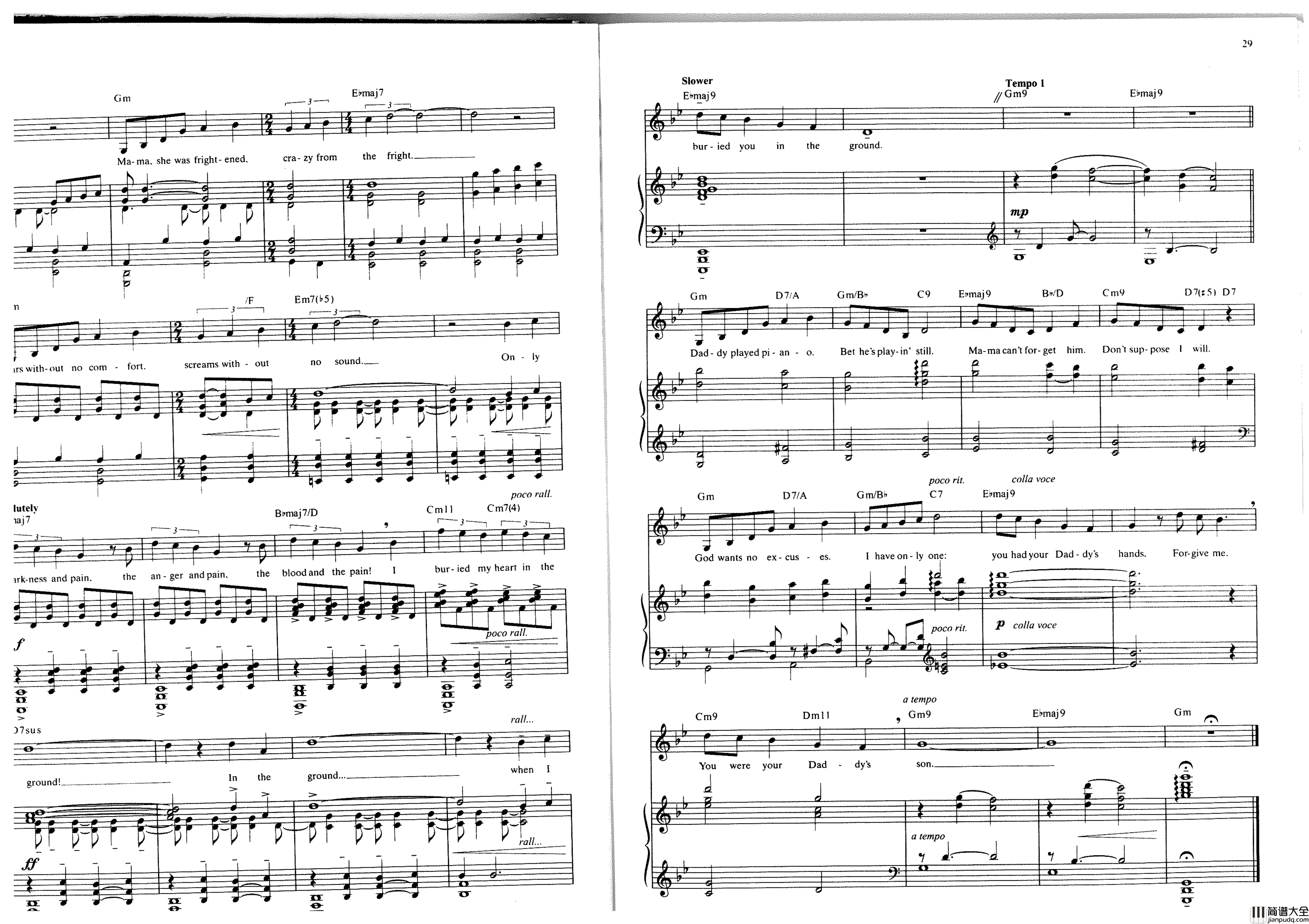 Ragtime全集钢琴谱_Stephen_Flaherty