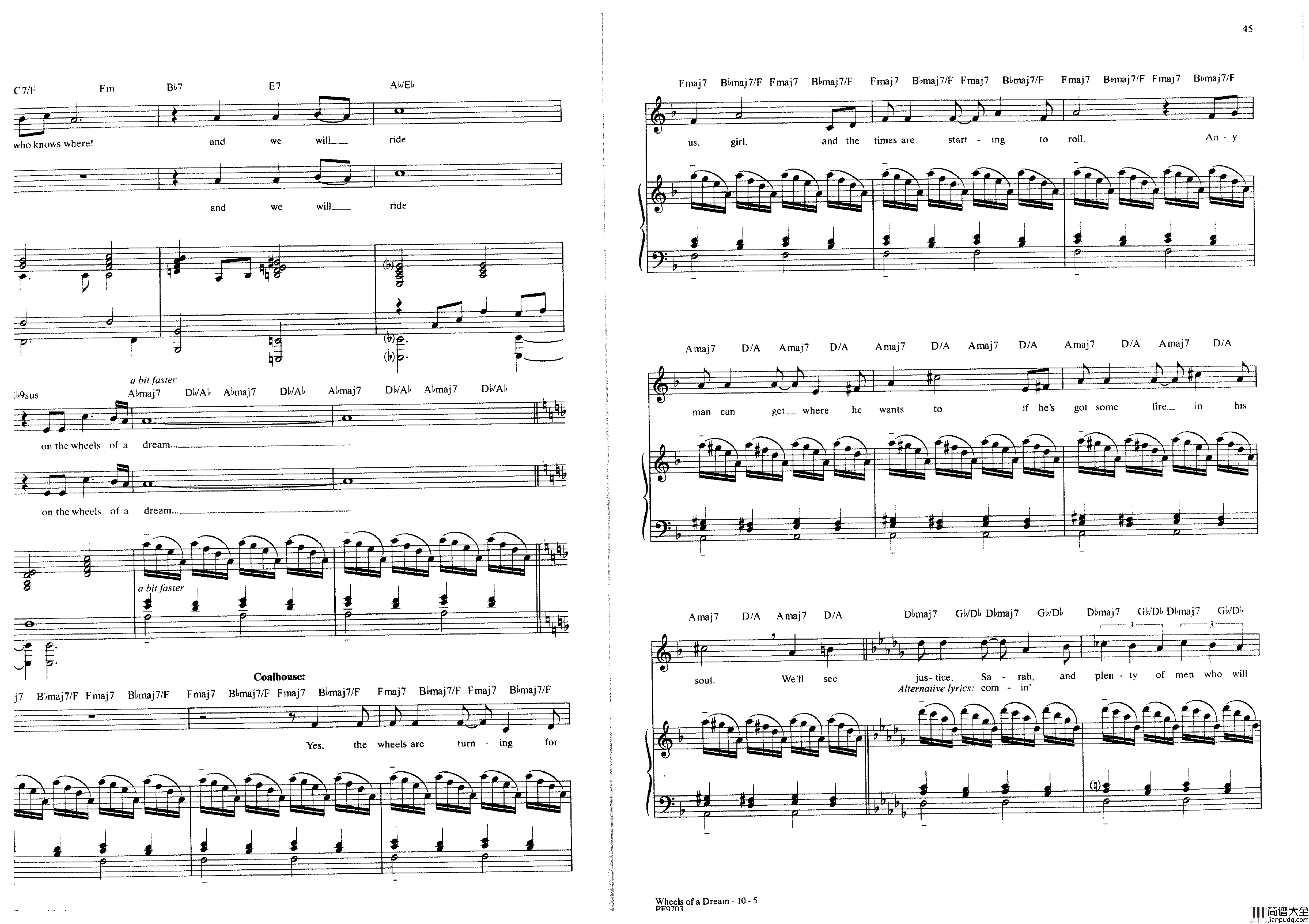 Ragtime全集钢琴谱_Stephen_Flaherty