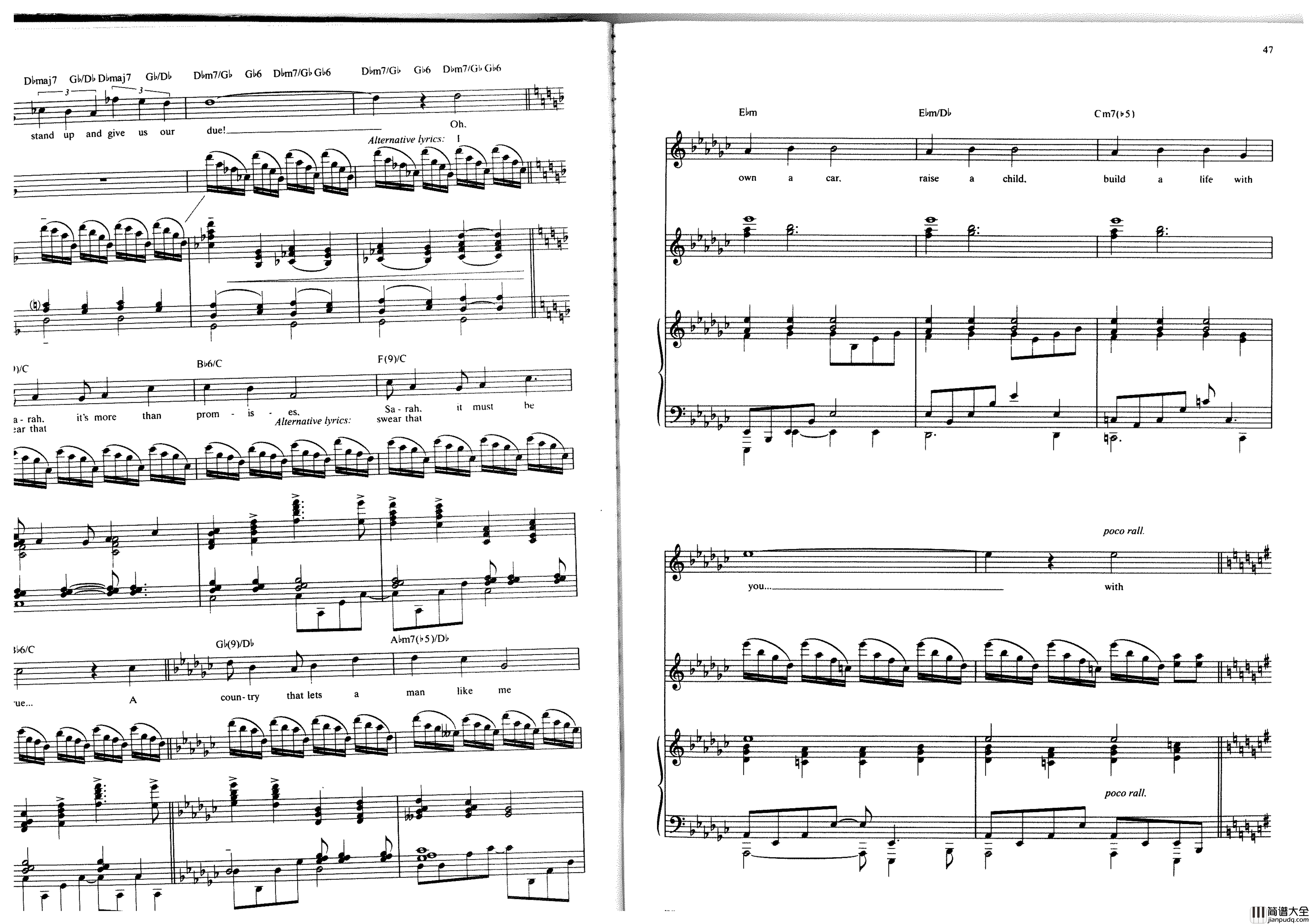 Ragtime全集钢琴谱_Stephen_Flaherty