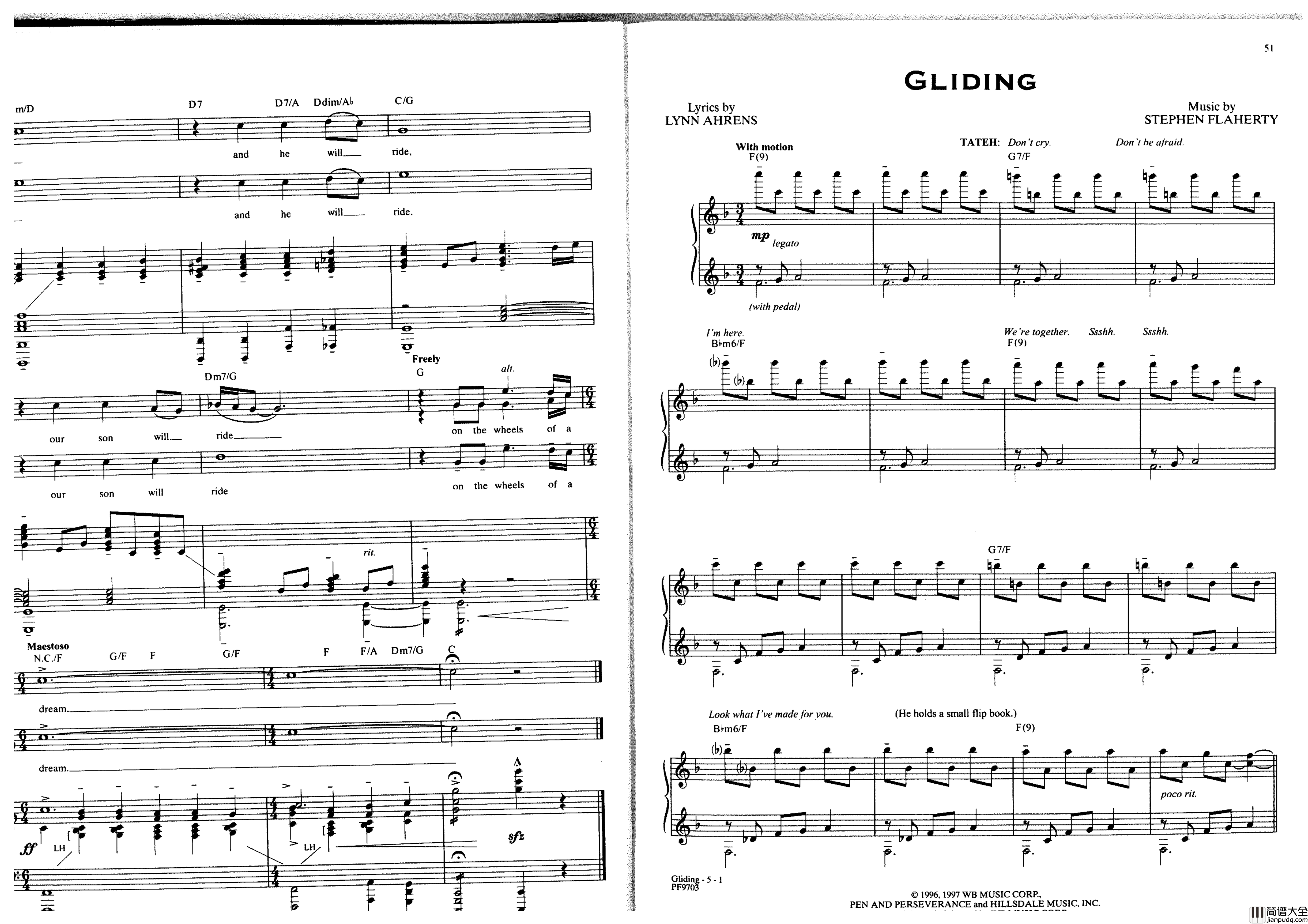 Ragtime全集钢琴谱_Stephen_Flaherty