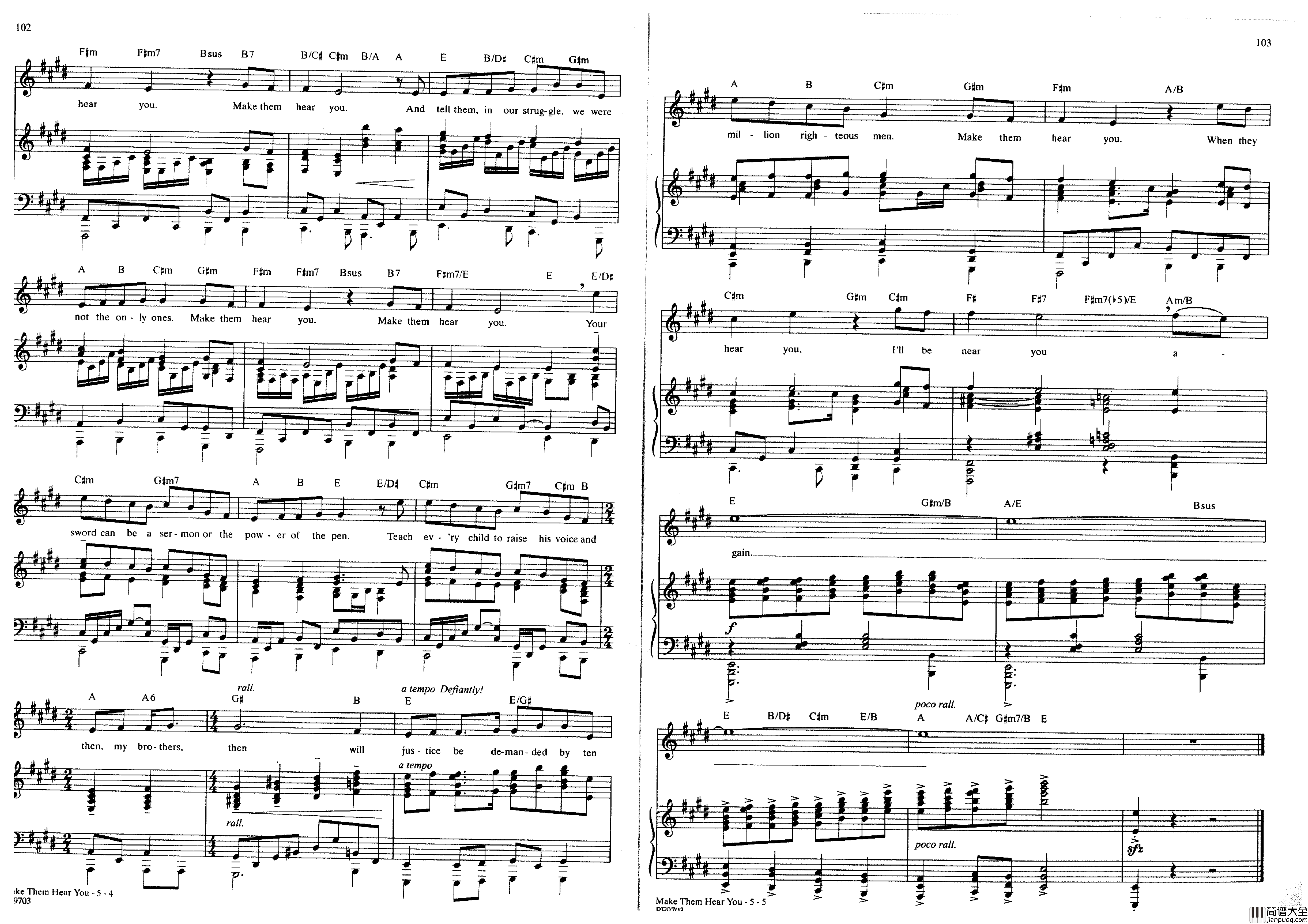 Ragtime全集钢琴谱_Stephen_Flaherty