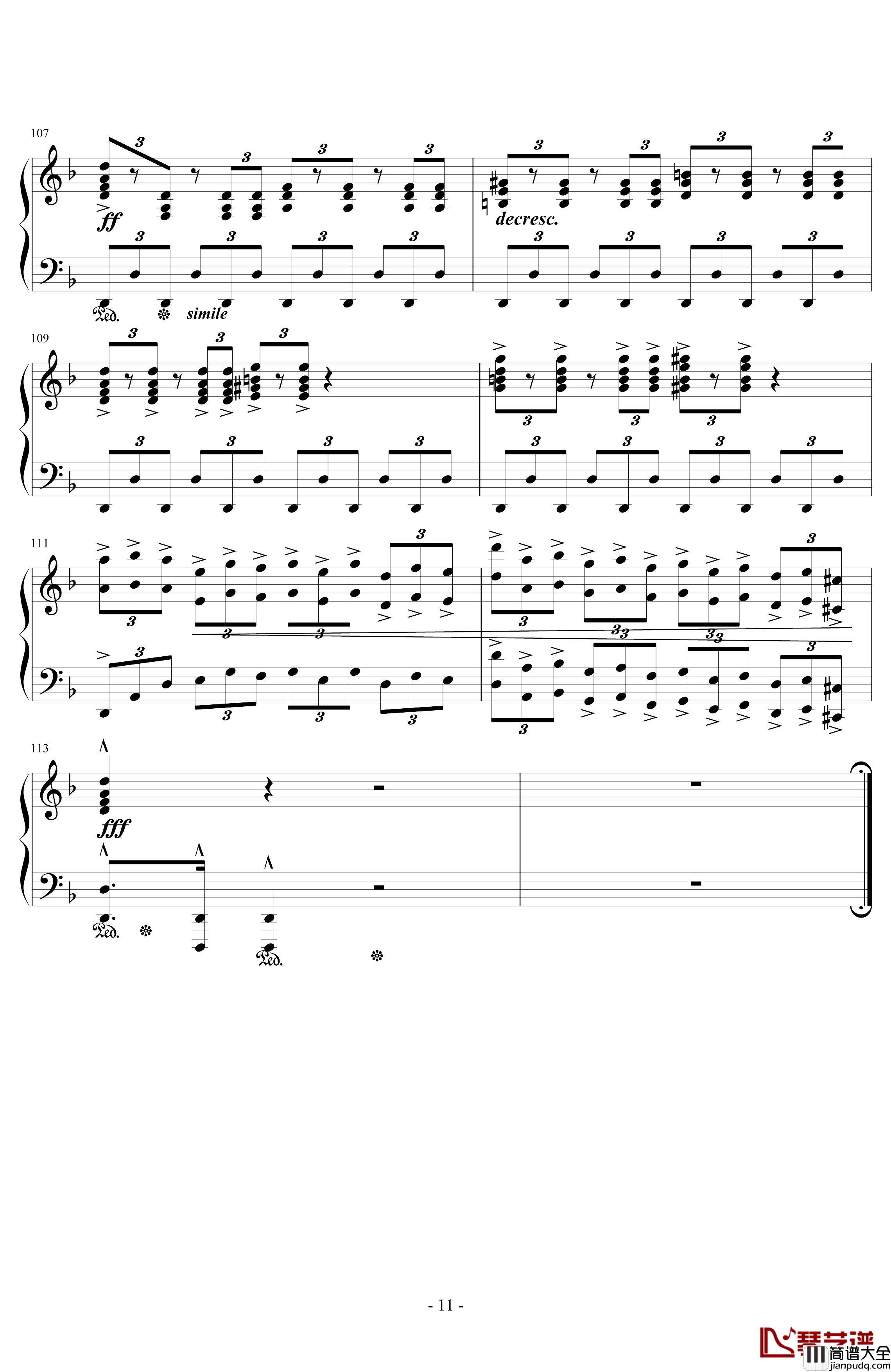 Opening~Bombing_Mission钢琴谱_FFVII_浜口史郎