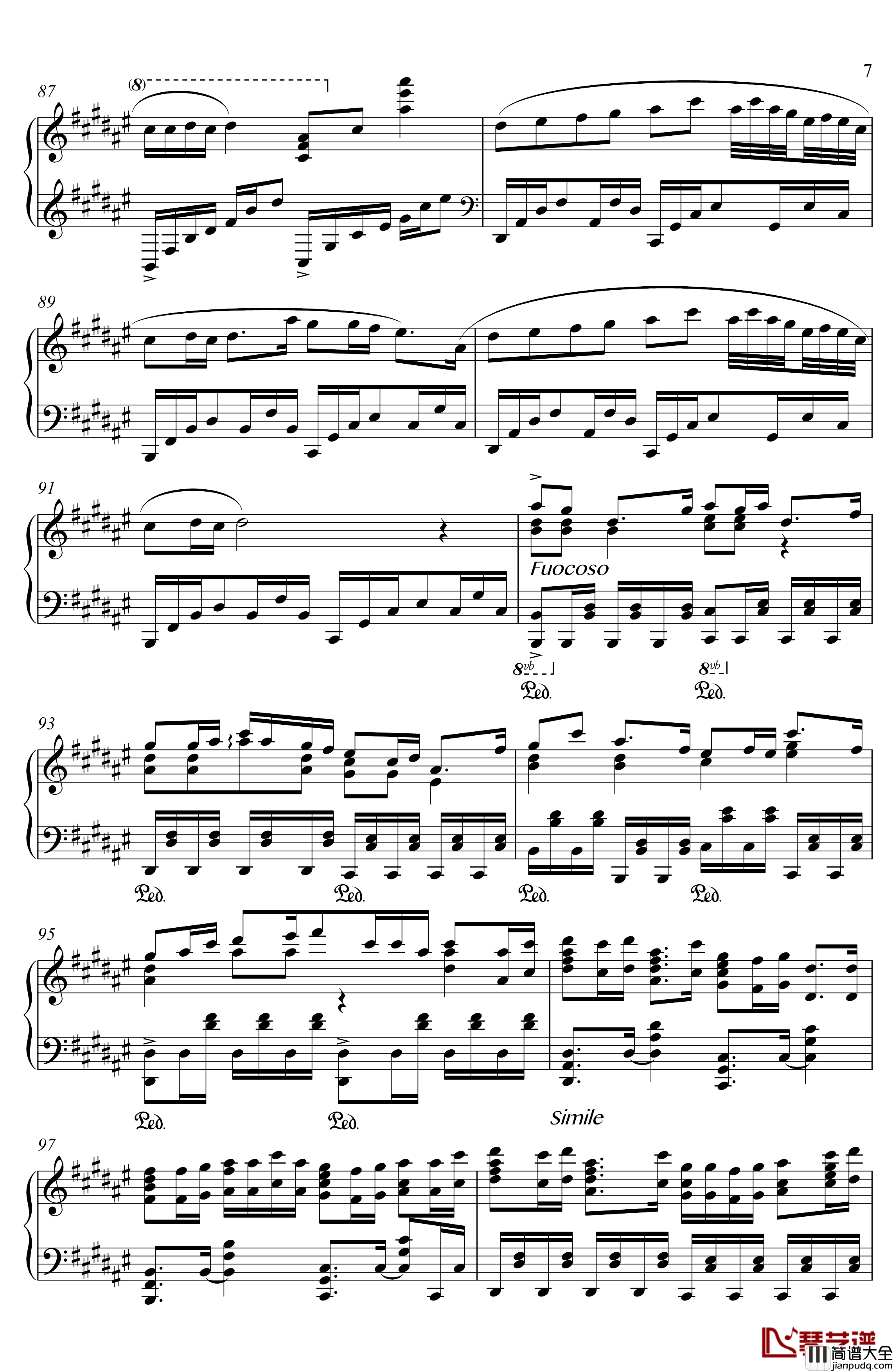 竹ノ花钢琴谱_竹之花/_Flower_of_the_Bamboo/_Take_no_Hana_东方Projec