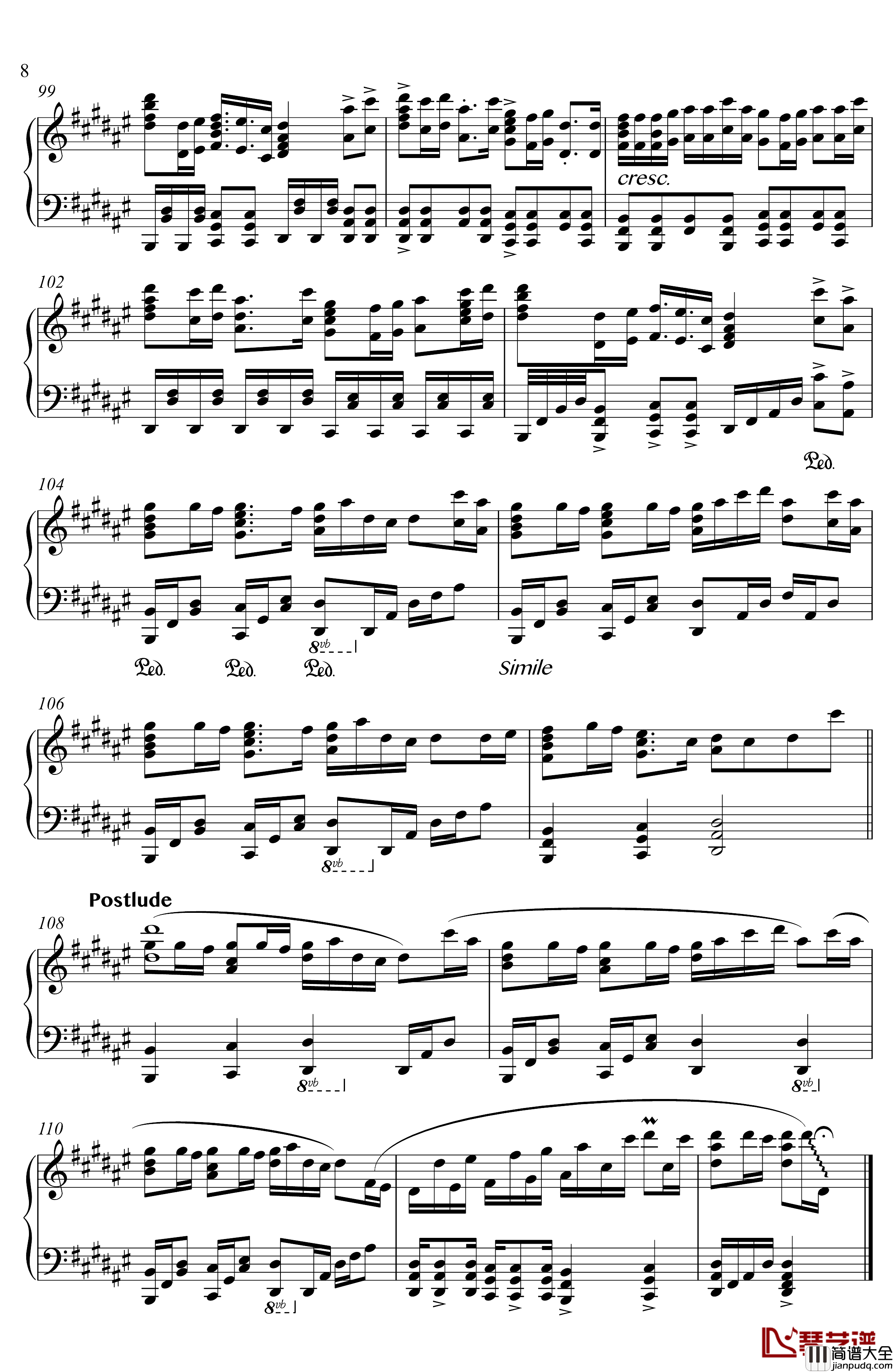 竹ノ花钢琴谱_竹之花/_Flower_of_the_Bamboo/_Take_no_Hana_东方Projec