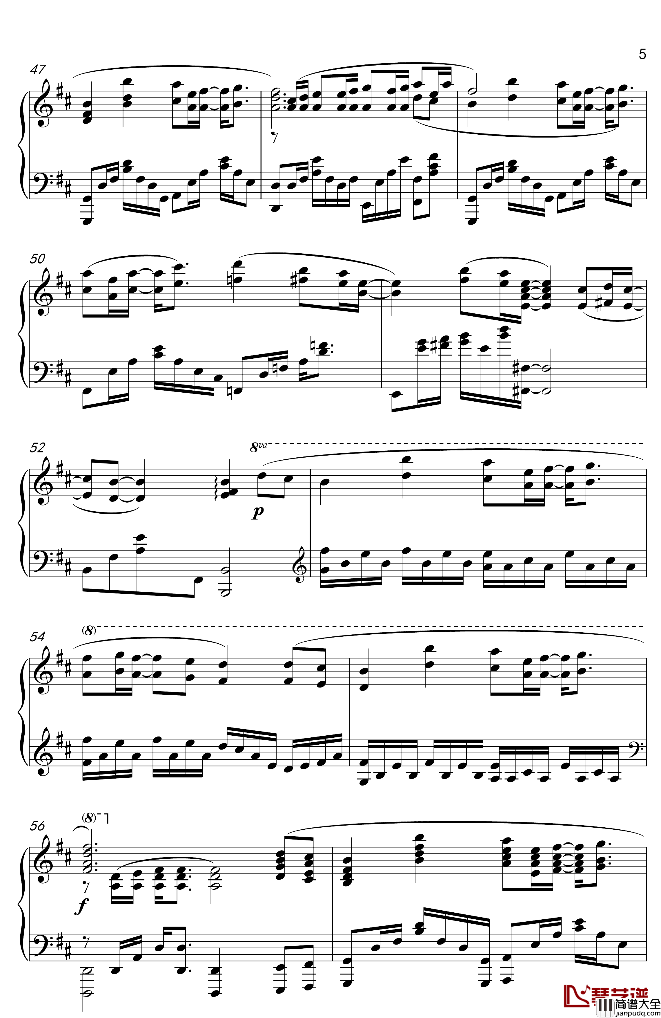 九张机钢琴谱_网剧_双世宠妃_主题曲_叶炫清