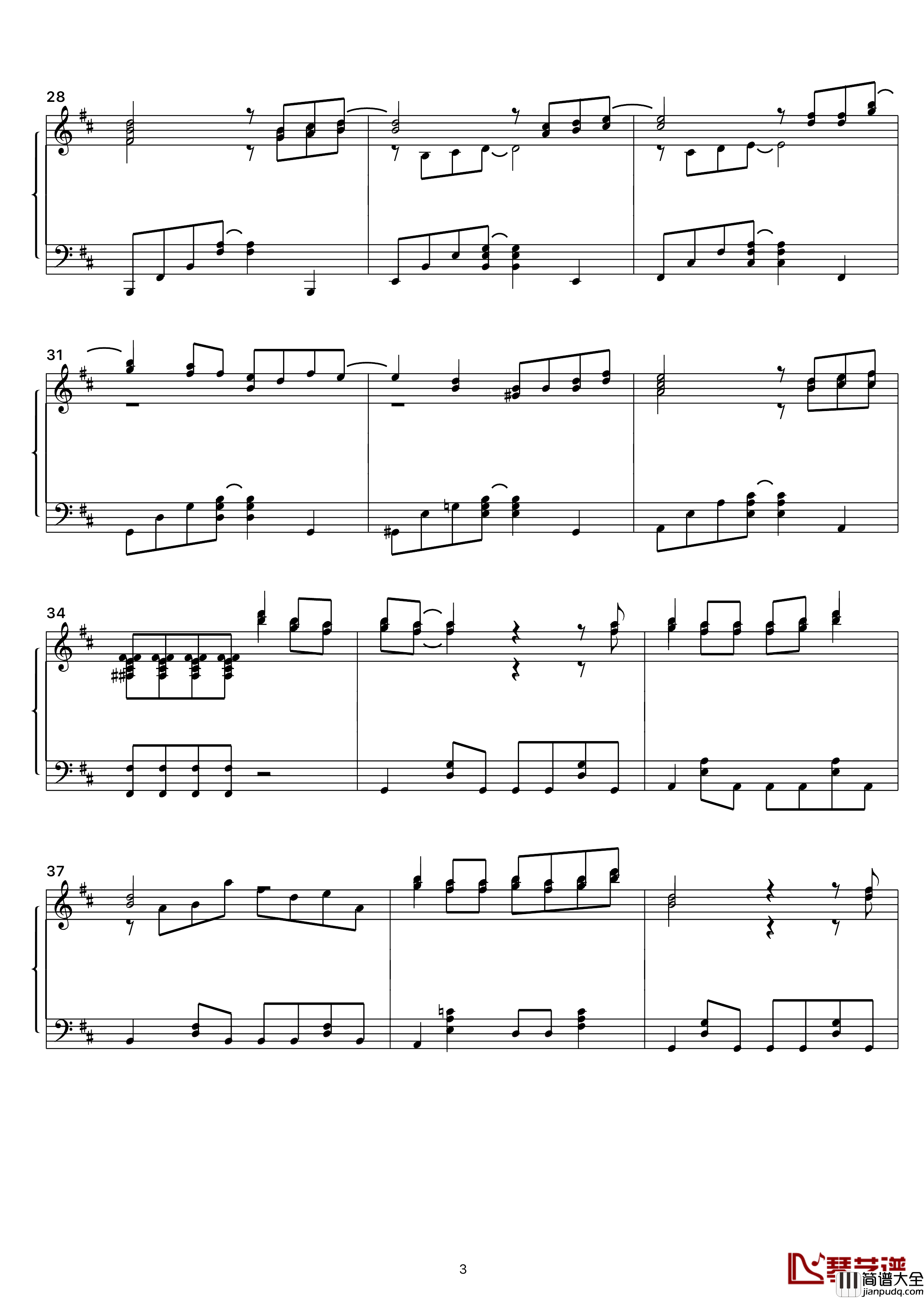 神様はじめました钢琴谱_元气少女缘结神