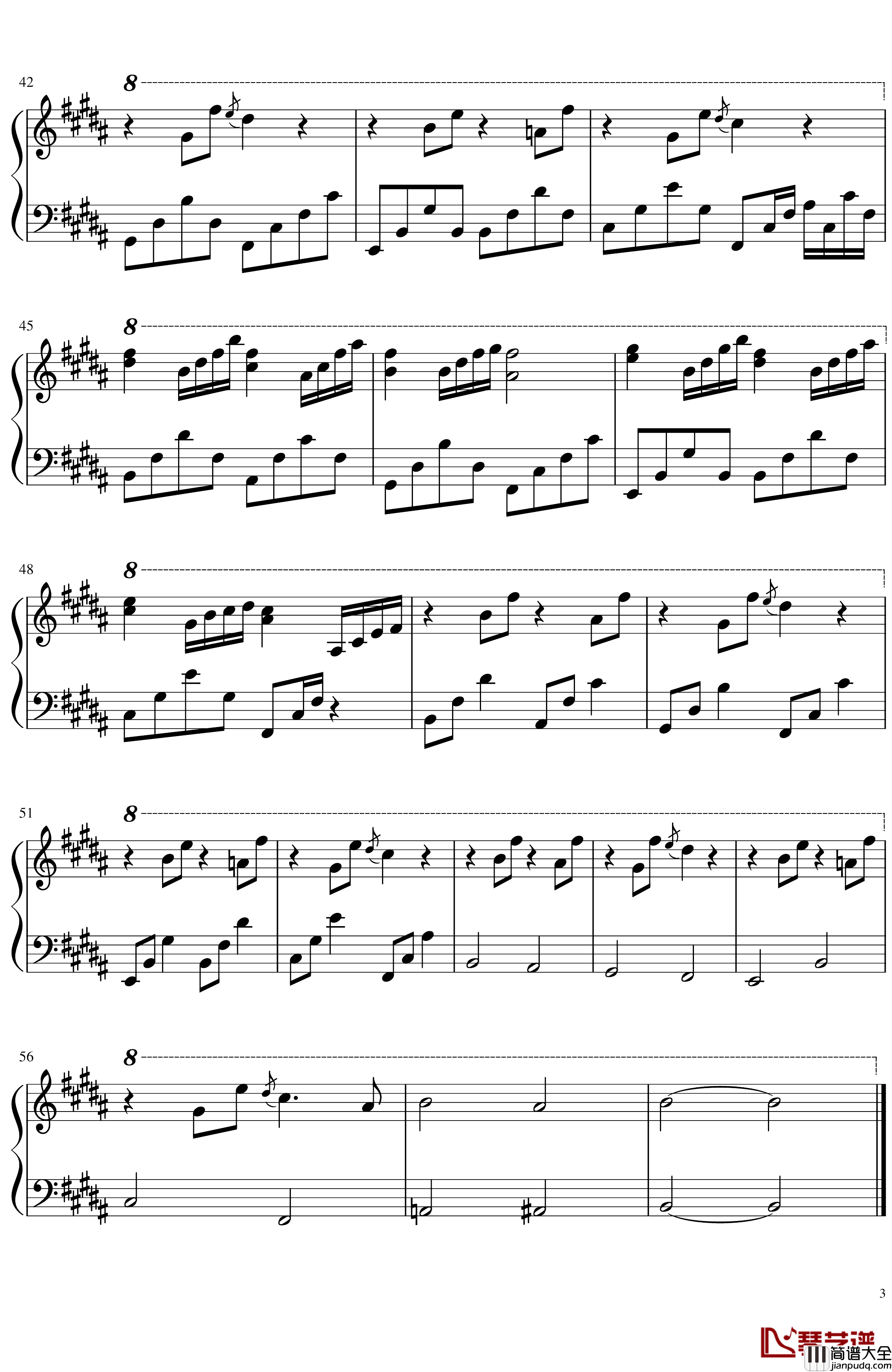 温暖的诗篇钢琴谱_Warm_Poems_吕恒