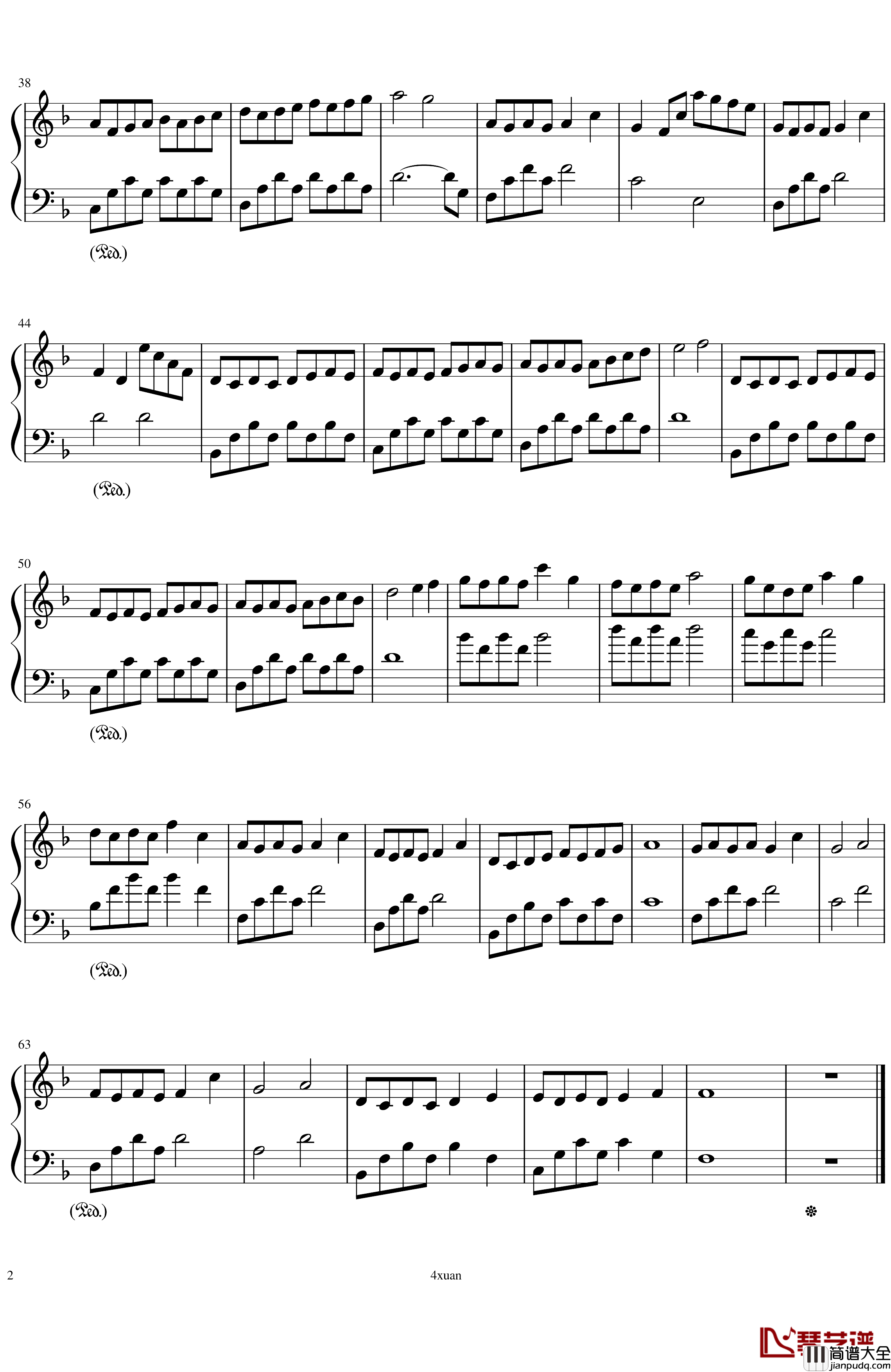 Vakning_a?_elska钢琴谱_4xuan_Misha_Mishenko