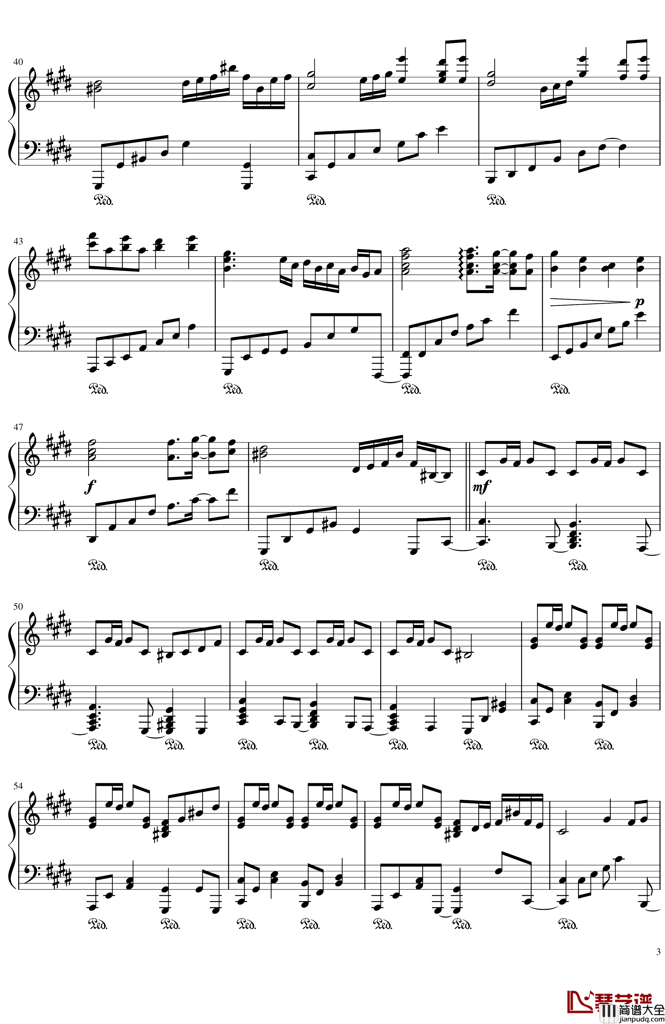 懐かしき東方の血～Old_World钢琴谱_东方永夜抄_东方project