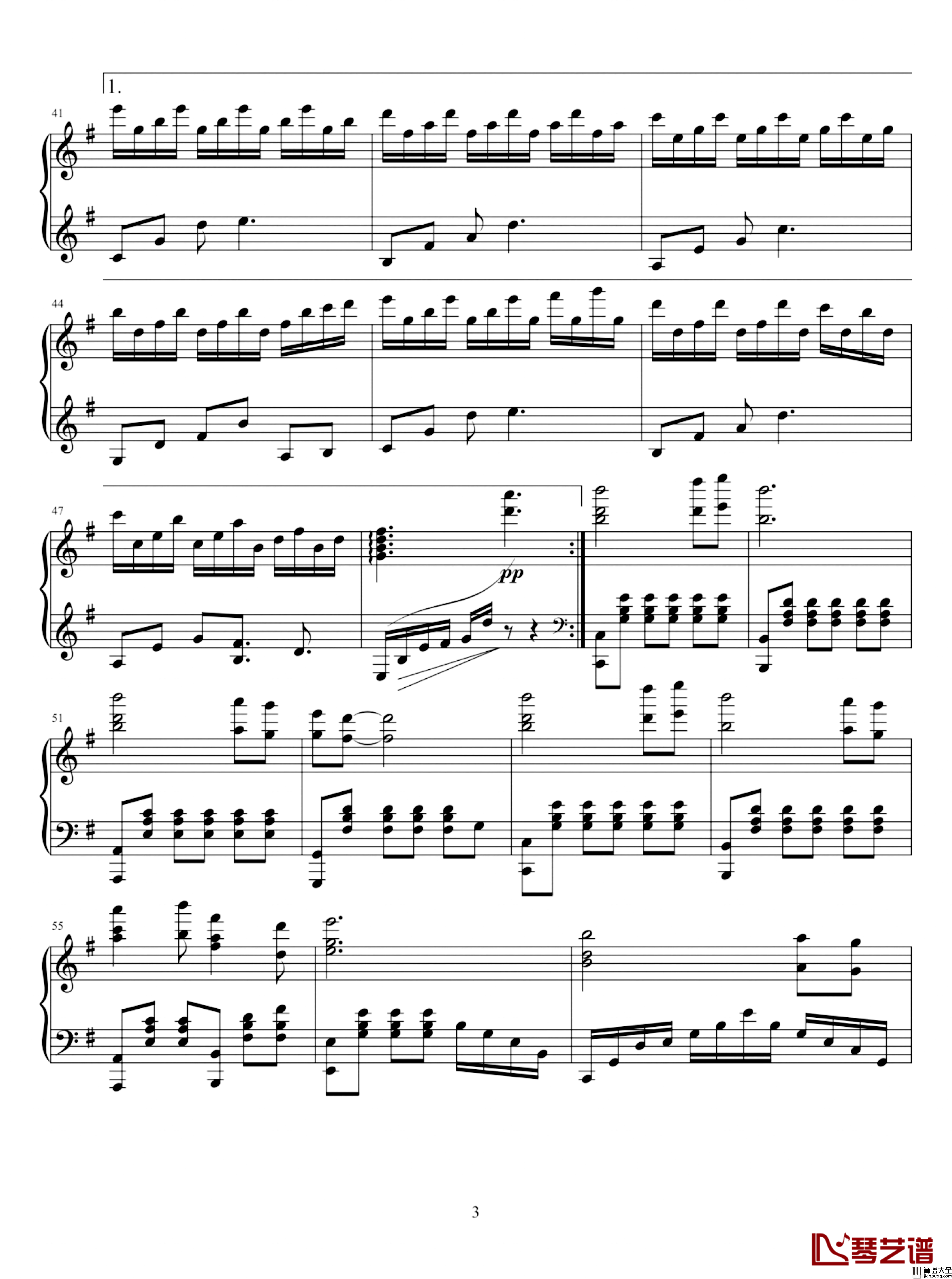 落梅笺钢琴谱_完美独奏版_银临