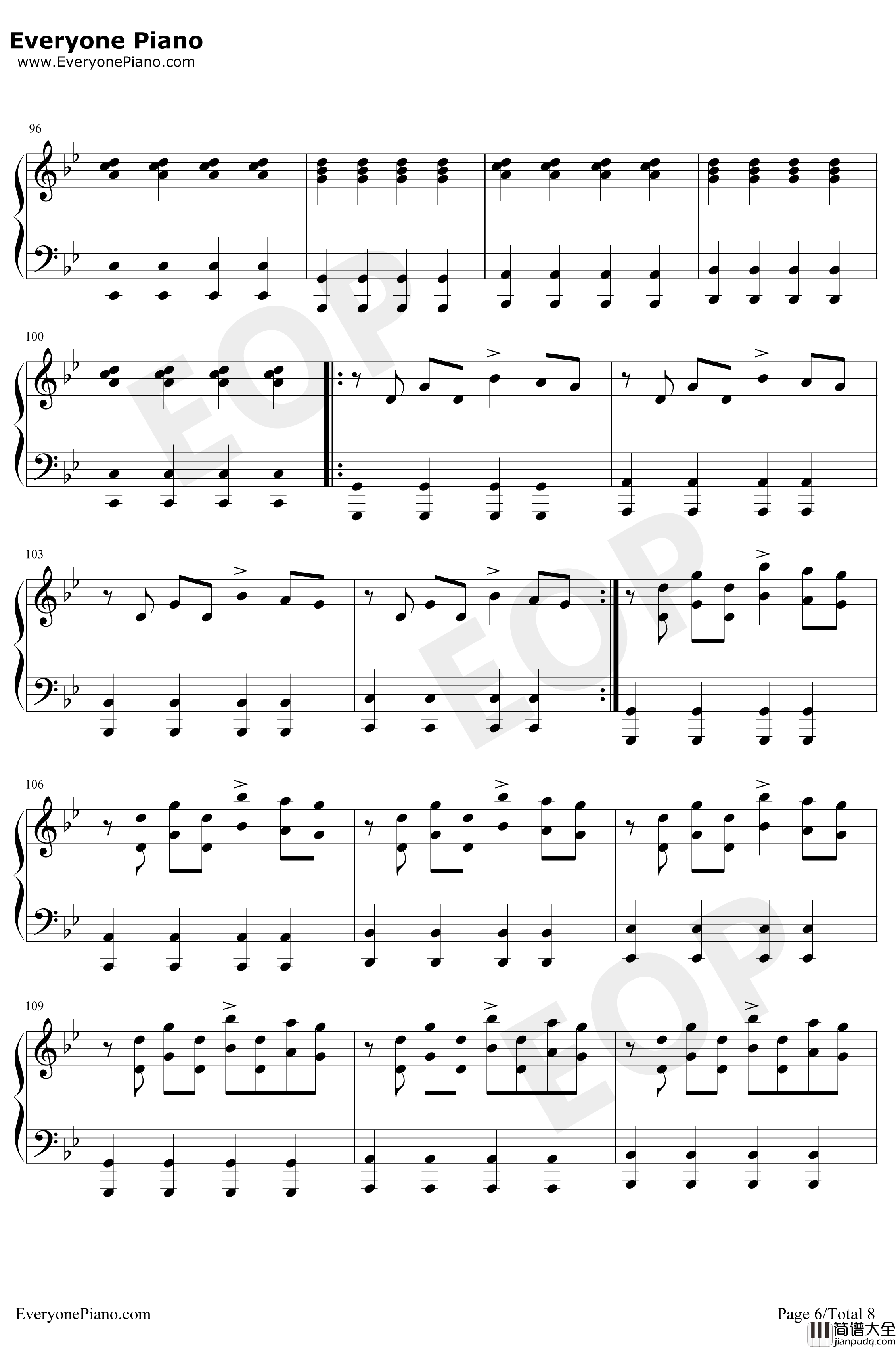 Clubbed_to_Death钢琴谱_RobDougan_黑客帝国OST