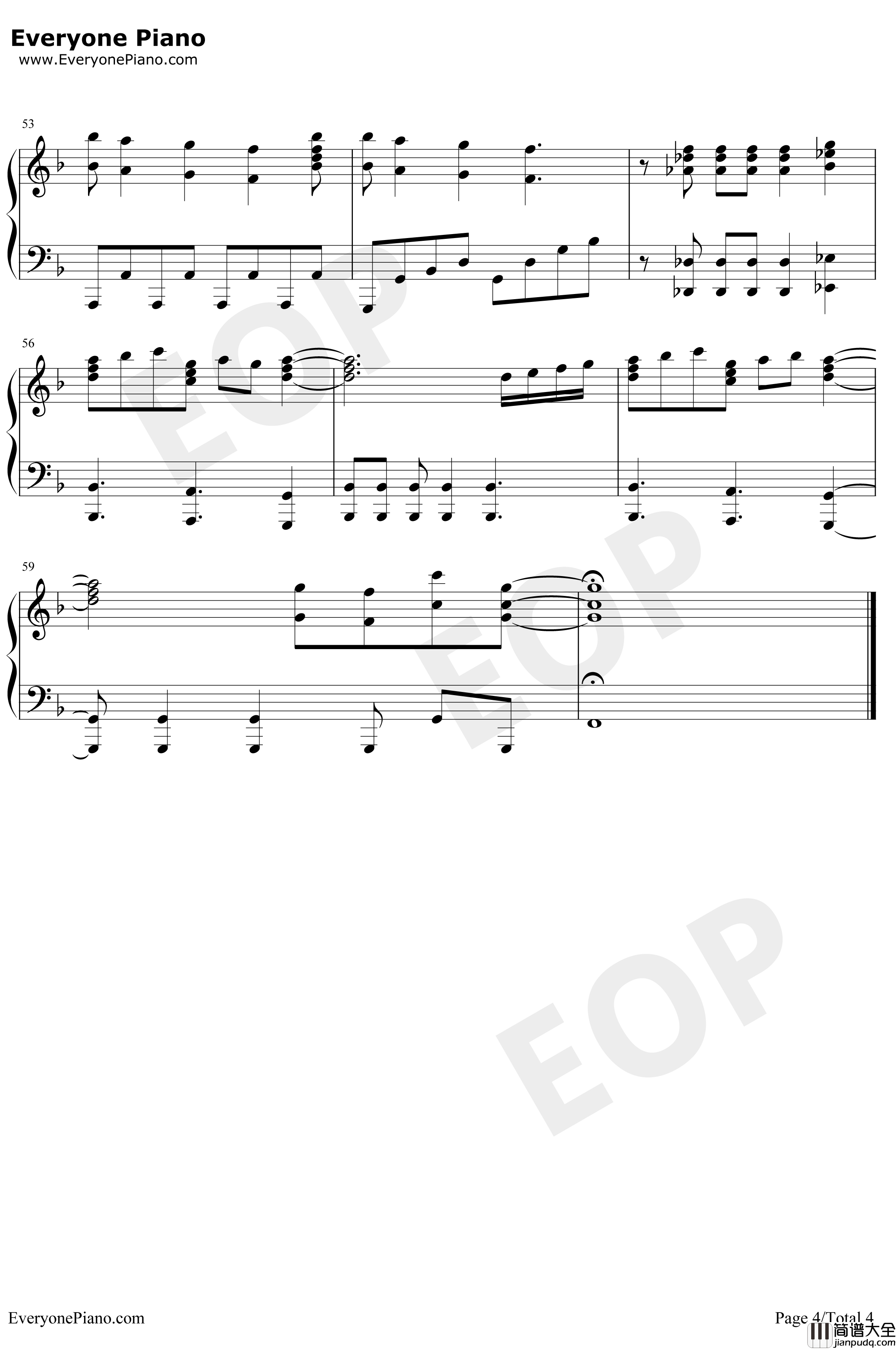 ユキトキ钢琴谱_やなぎなぎ_我的青春恋爱喜剧果然有问题OP