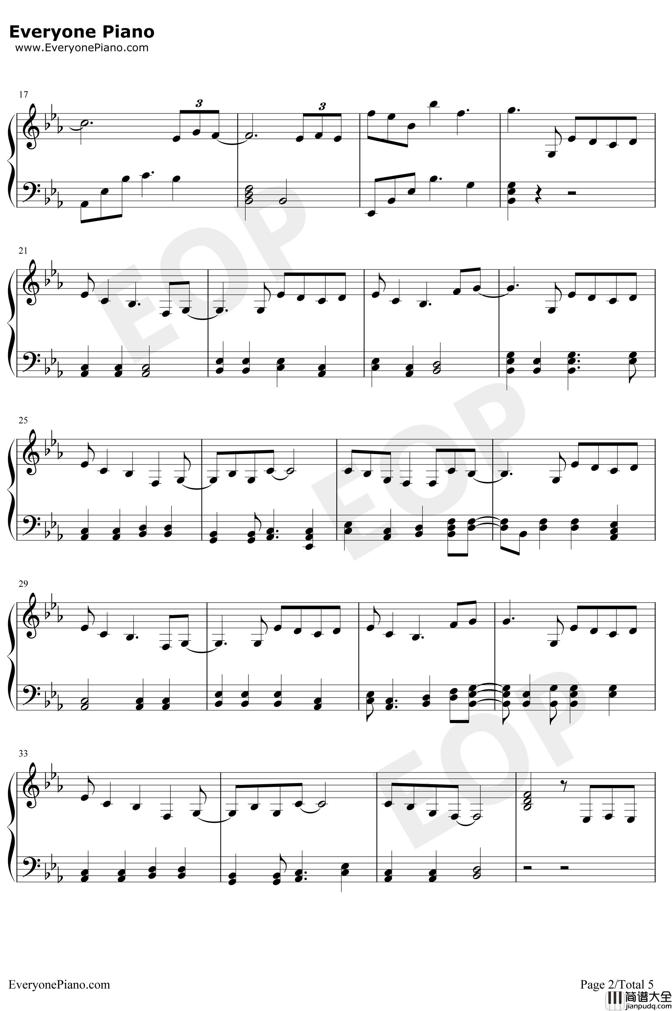 做我自己钢琴谱_王源_献给十八岁