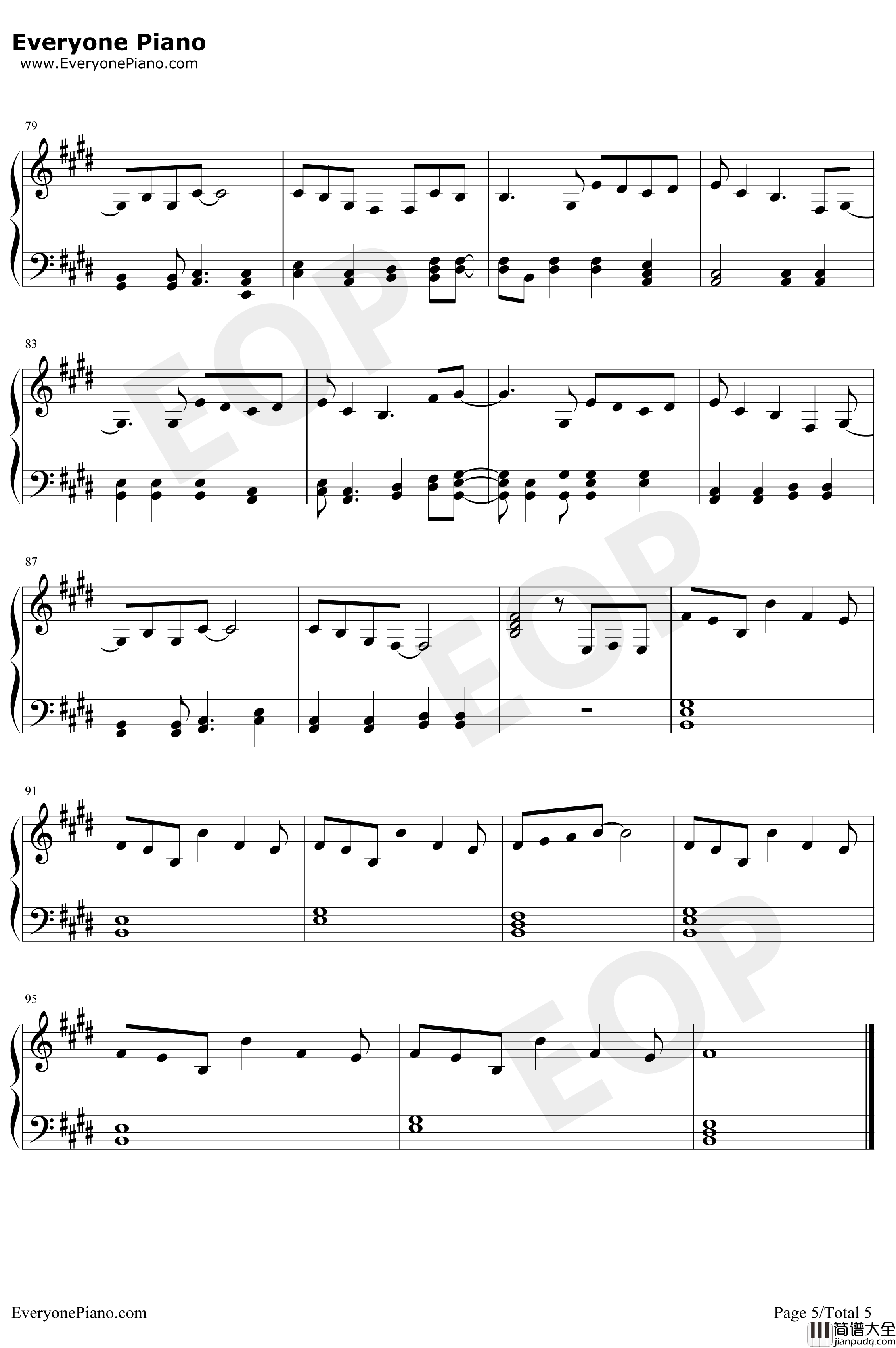 做我自己钢琴谱_王源_献给十八岁