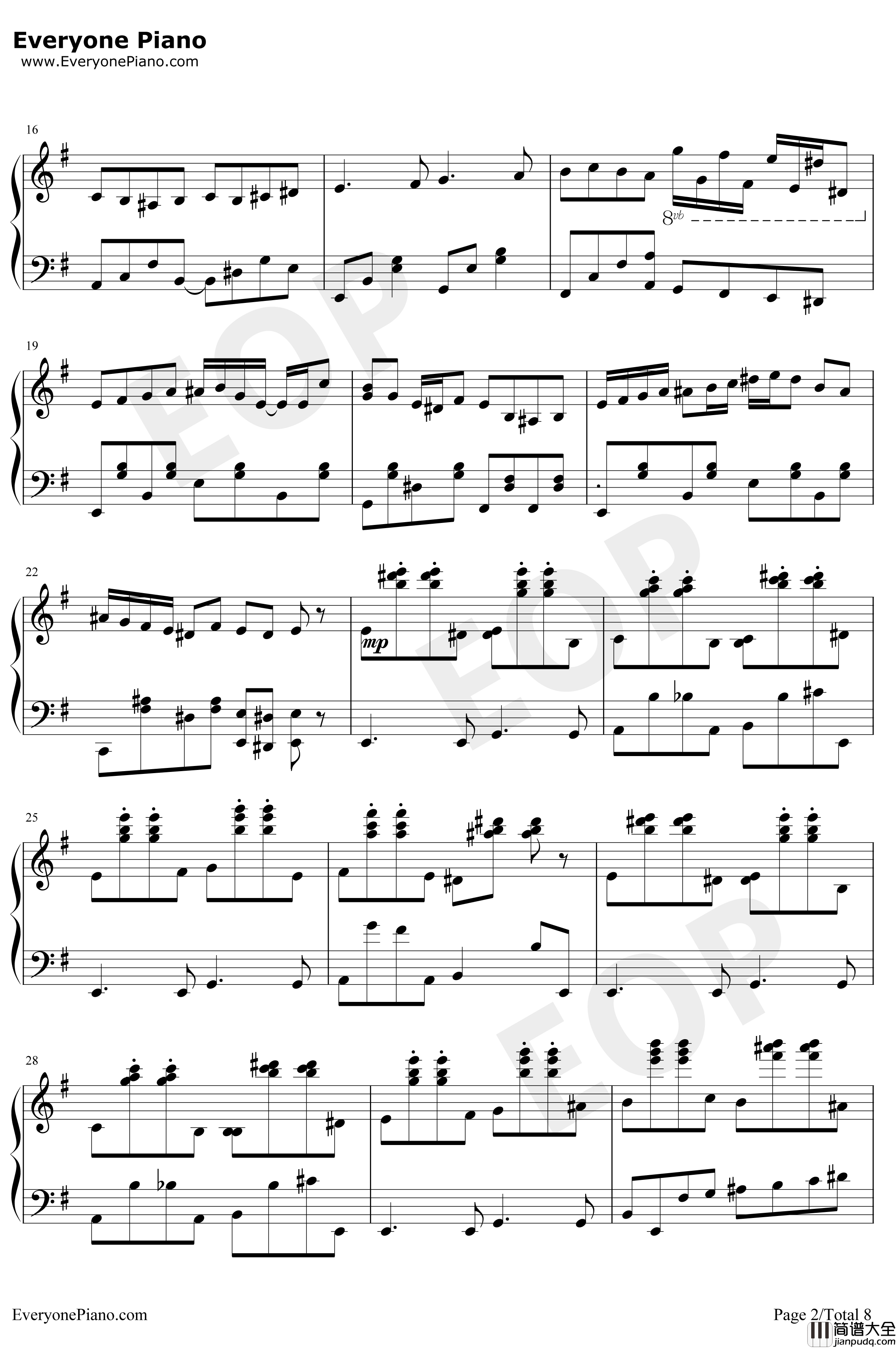 Happy_Halloween钢琴谱_镜音リン