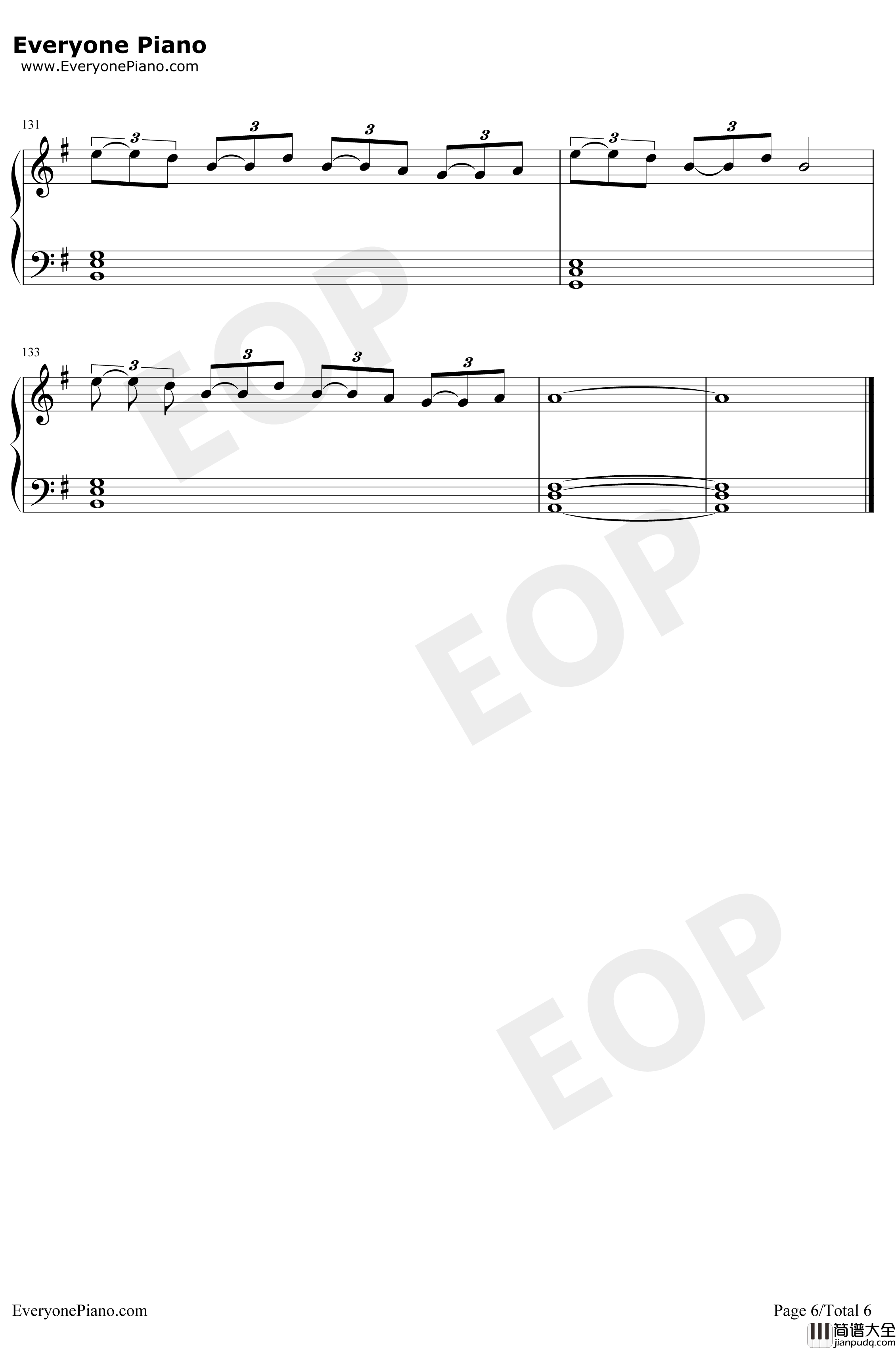 Please_Don't_Go钢琴谱_JoelAdams