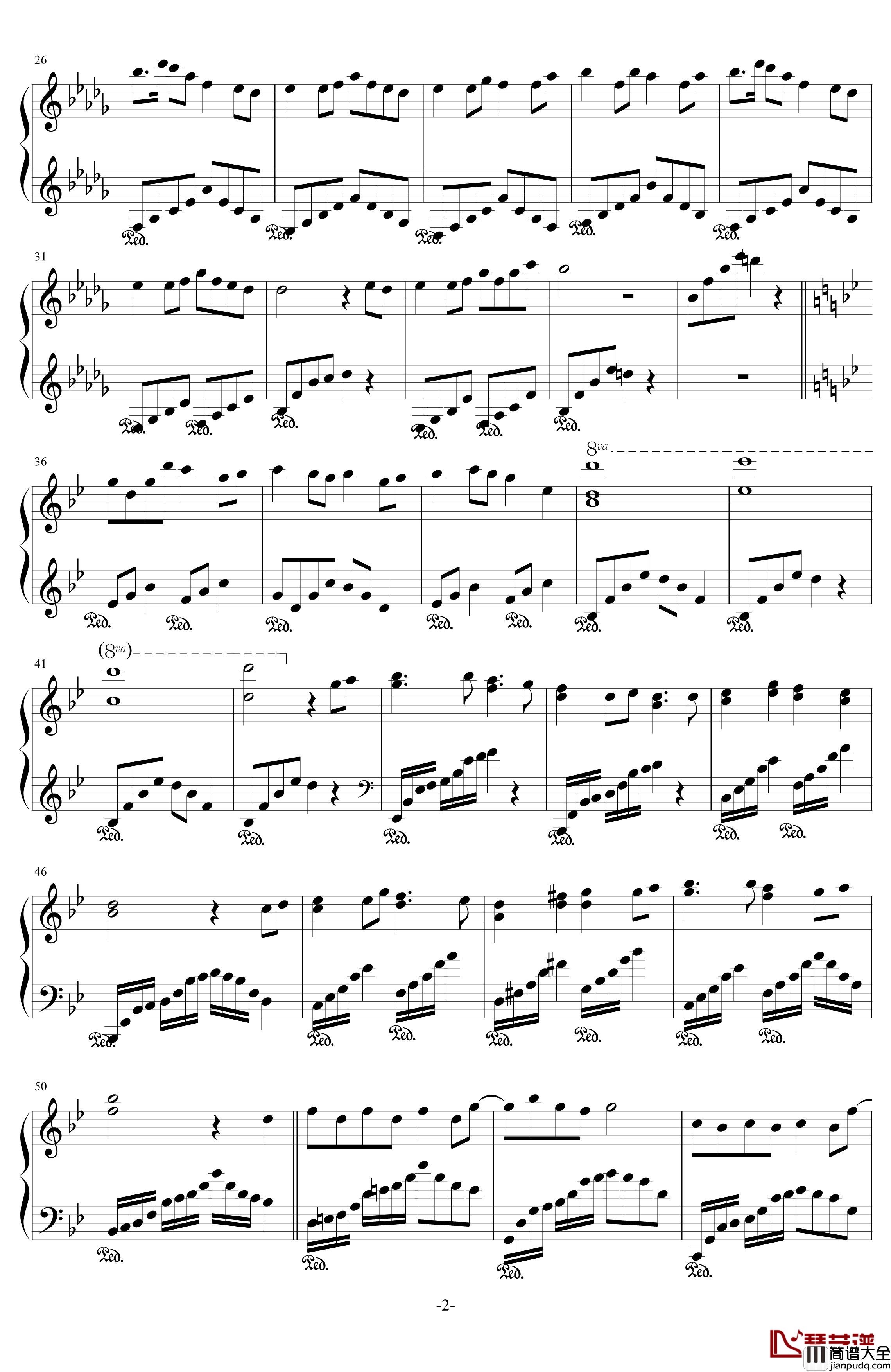 とおりゃんせ～甘美風来钢琴谱_千恋*万花