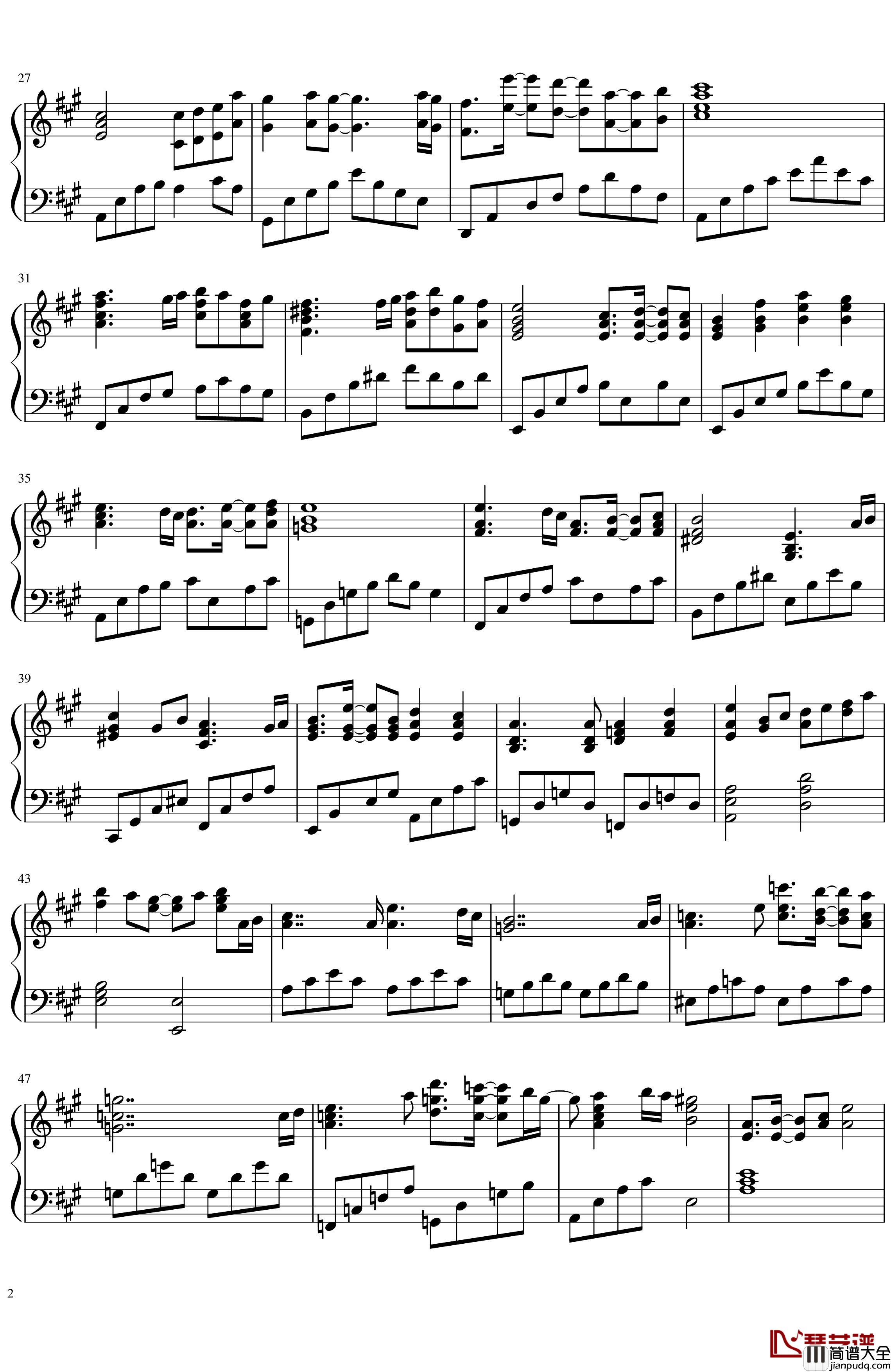 关于我转生变成史莱姆这档事bgm钢琴谱_决心_关于我转生变成史莱姆这档事