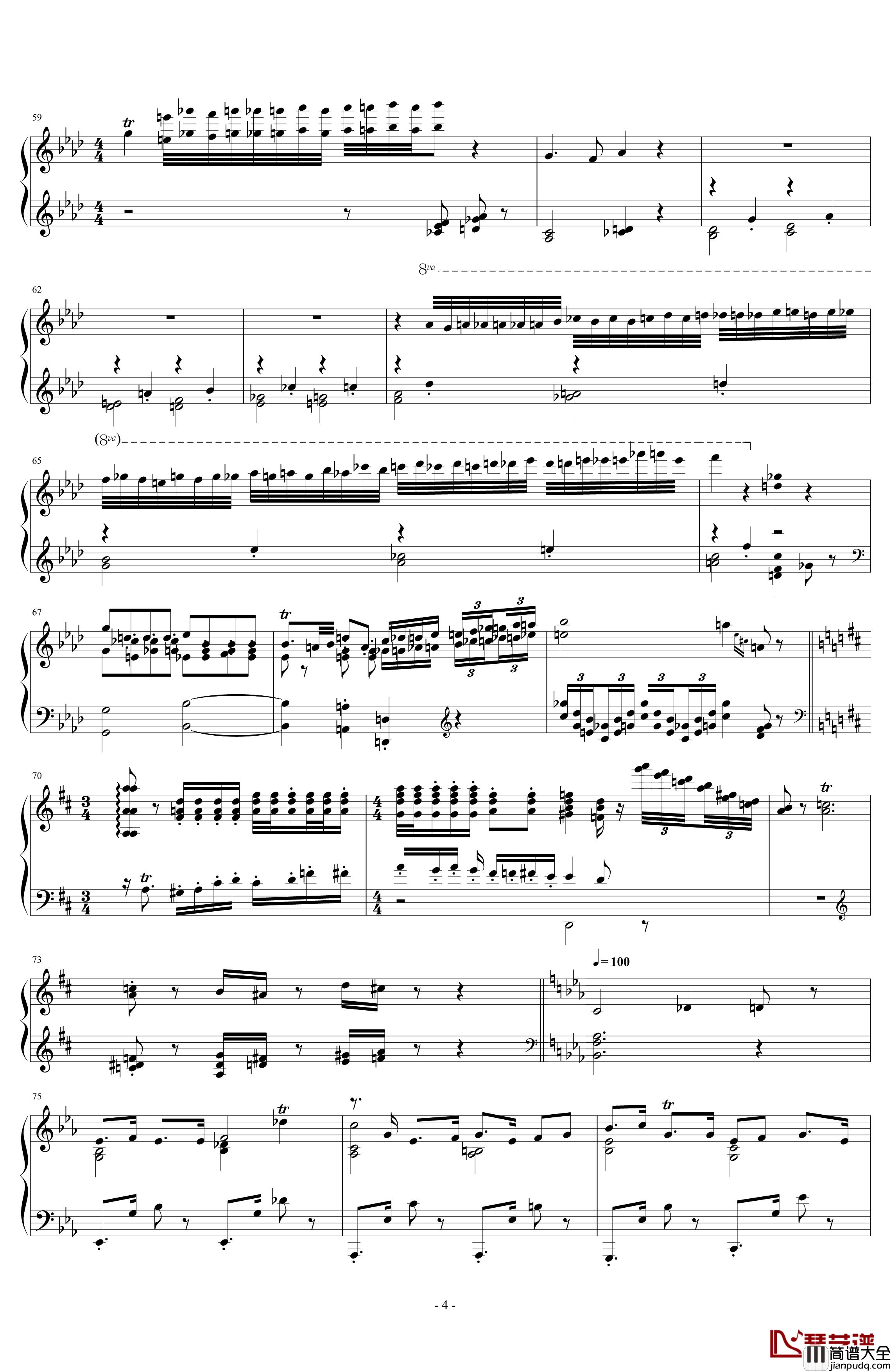 猫和老鼠_24集_吃奶的小孤儿钢琴谱_猫和老鼠