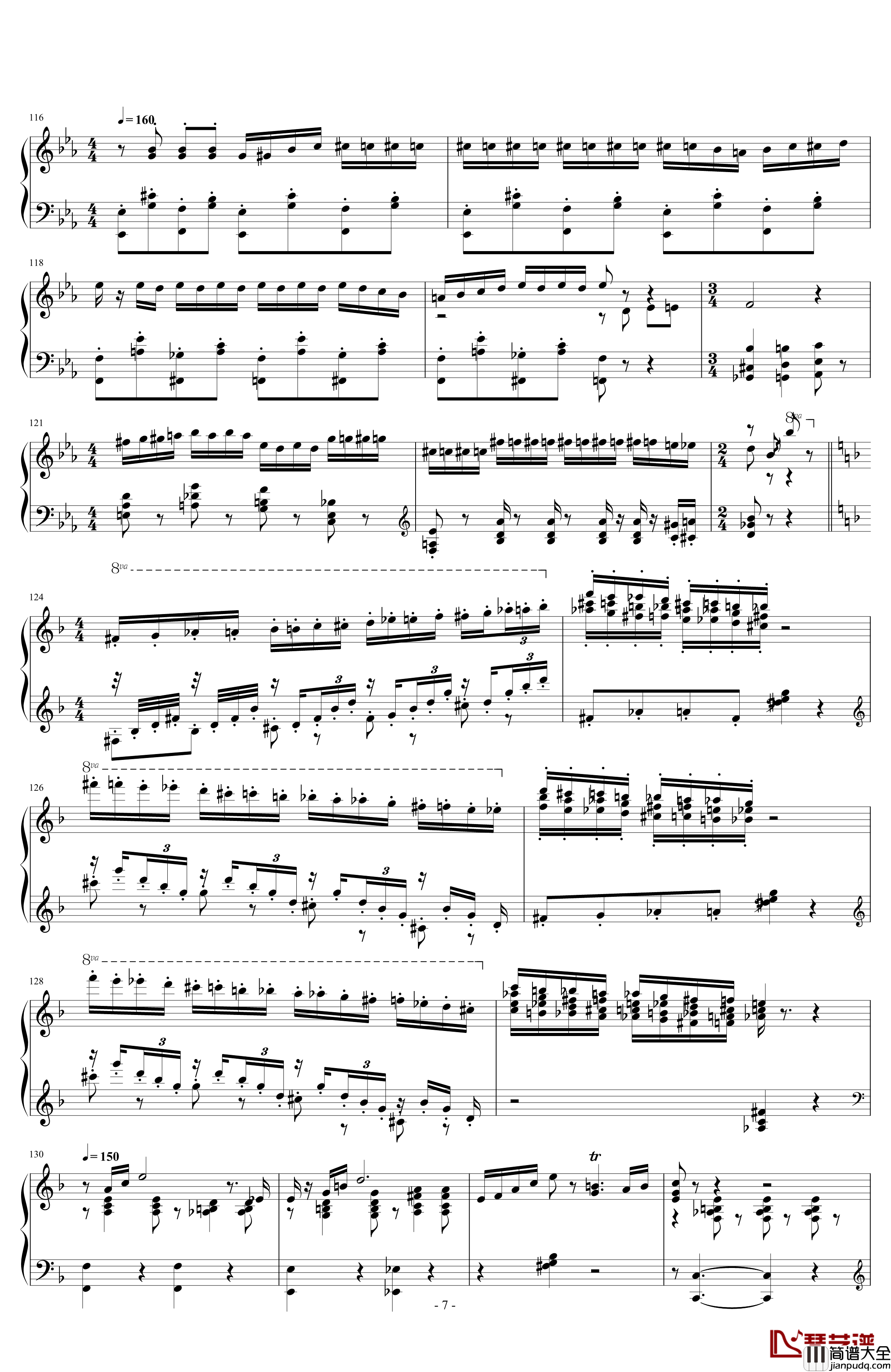 猫和老鼠_24集_吃奶的小孤儿钢琴谱_猫和老鼠