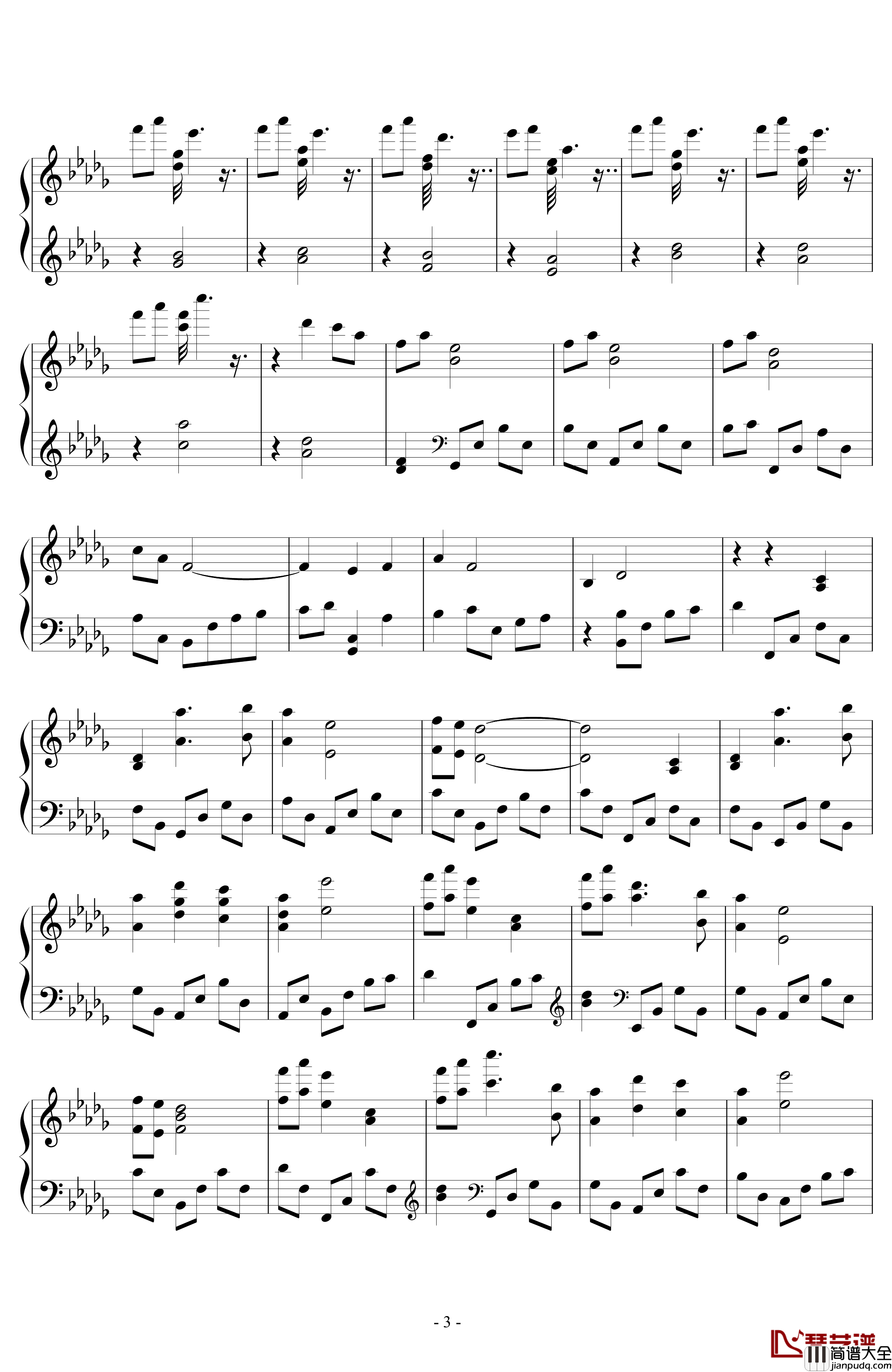 狂赌之渊钢琴谱_狂赌之渊