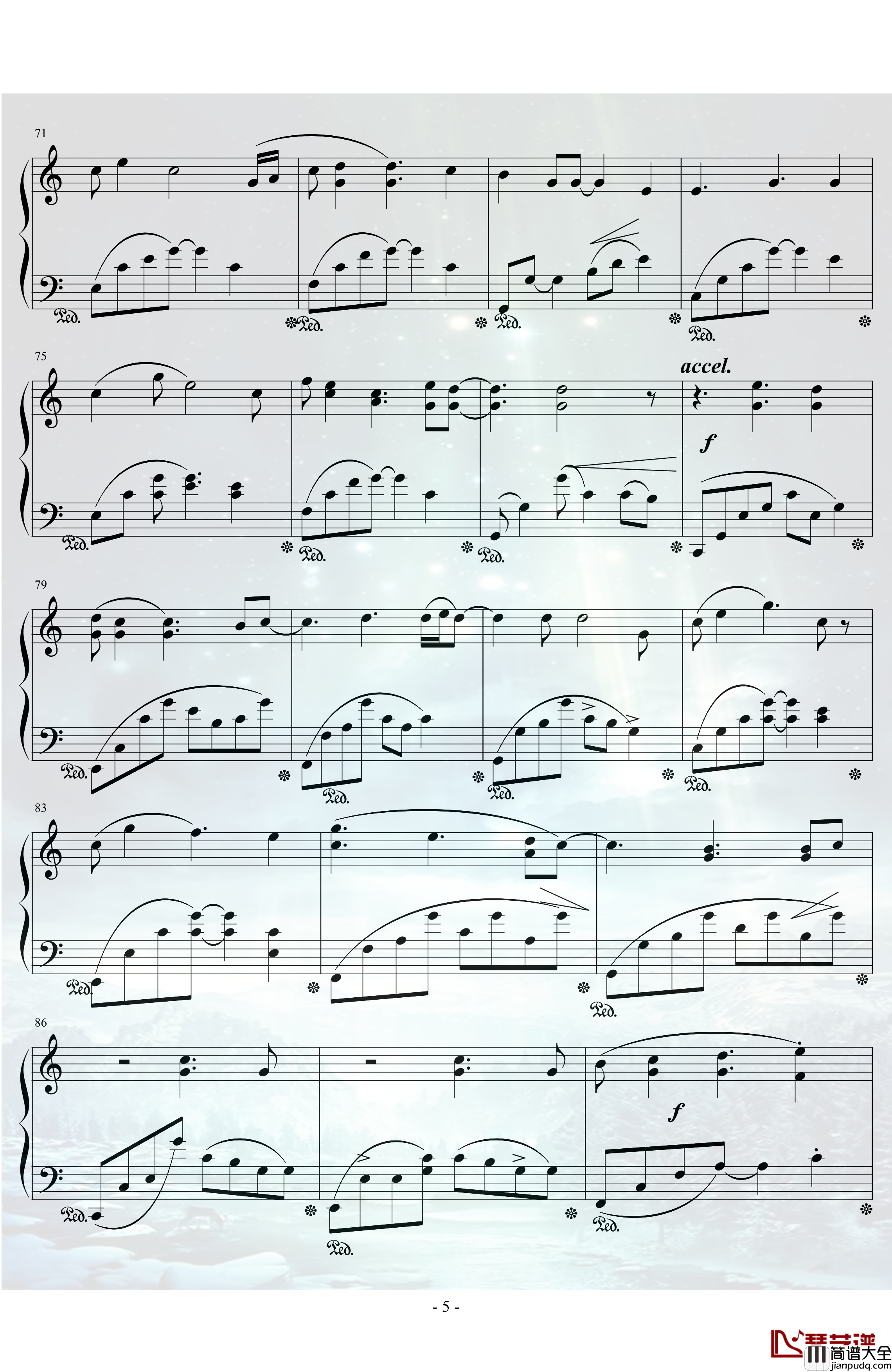 Xeuphoria钢琴谱___Lights_Xeuphoria