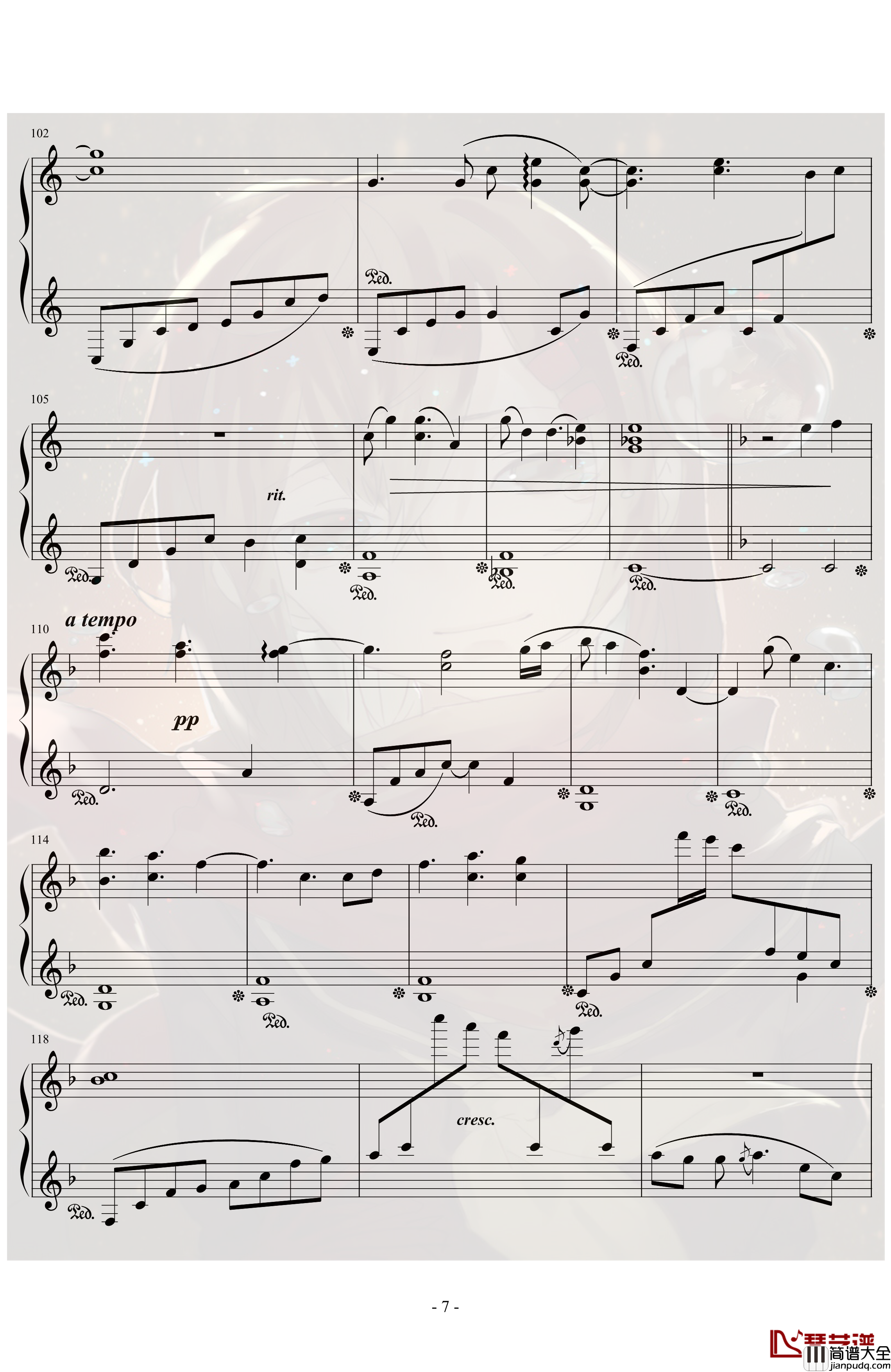 Xeuphoria钢琴谱___Lights_Xeuphoria