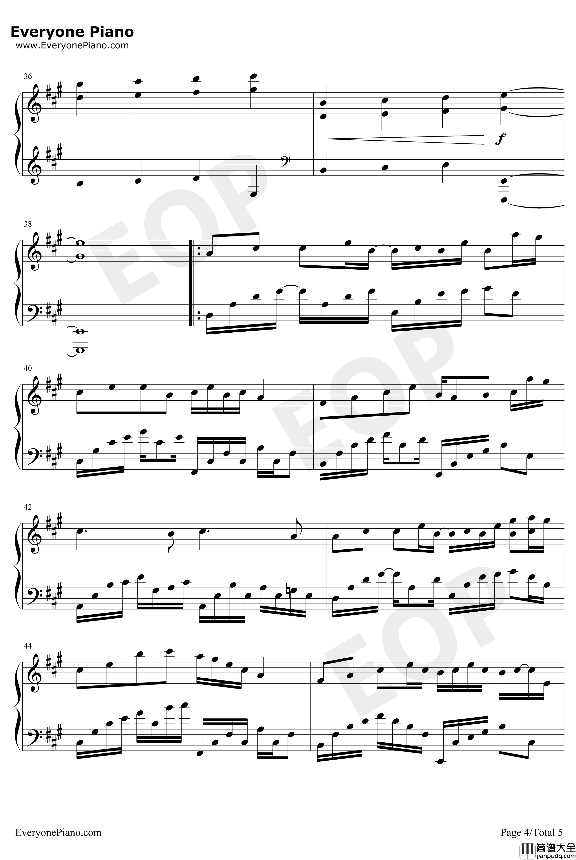 Hometown_and_miss钢琴谱_小周_醉美轻音乐只为打动你