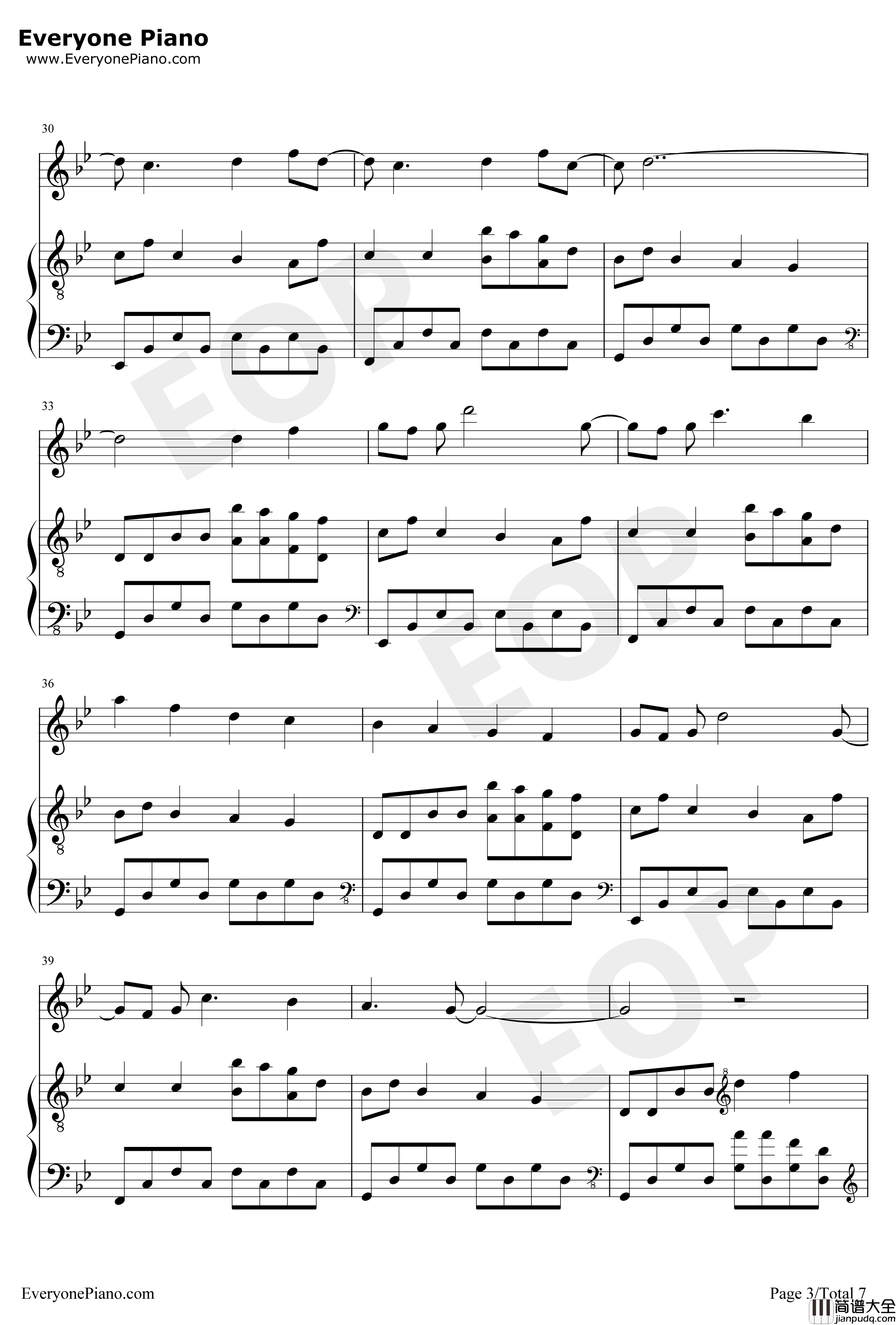 Illusionary_Daytime钢琴谱_Shirfine_幻昼