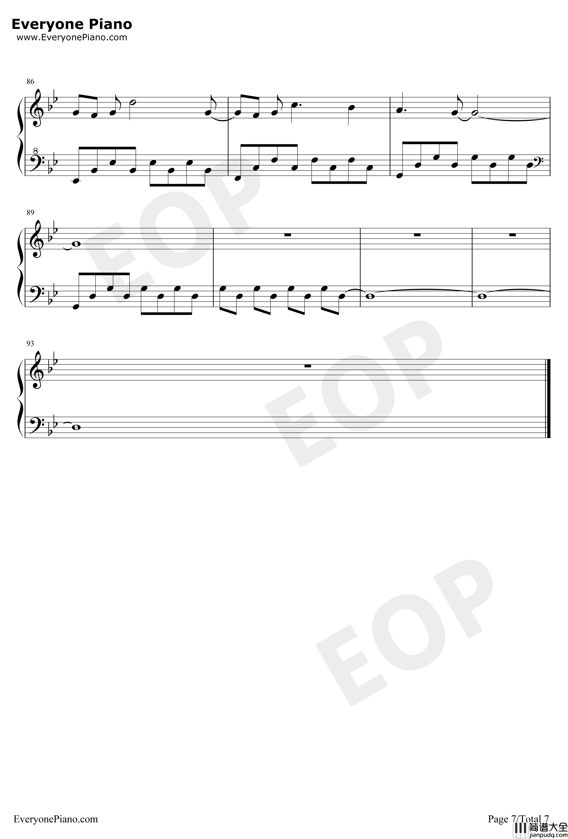 Illusionary_Daytime钢琴谱_Shirfine_幻昼