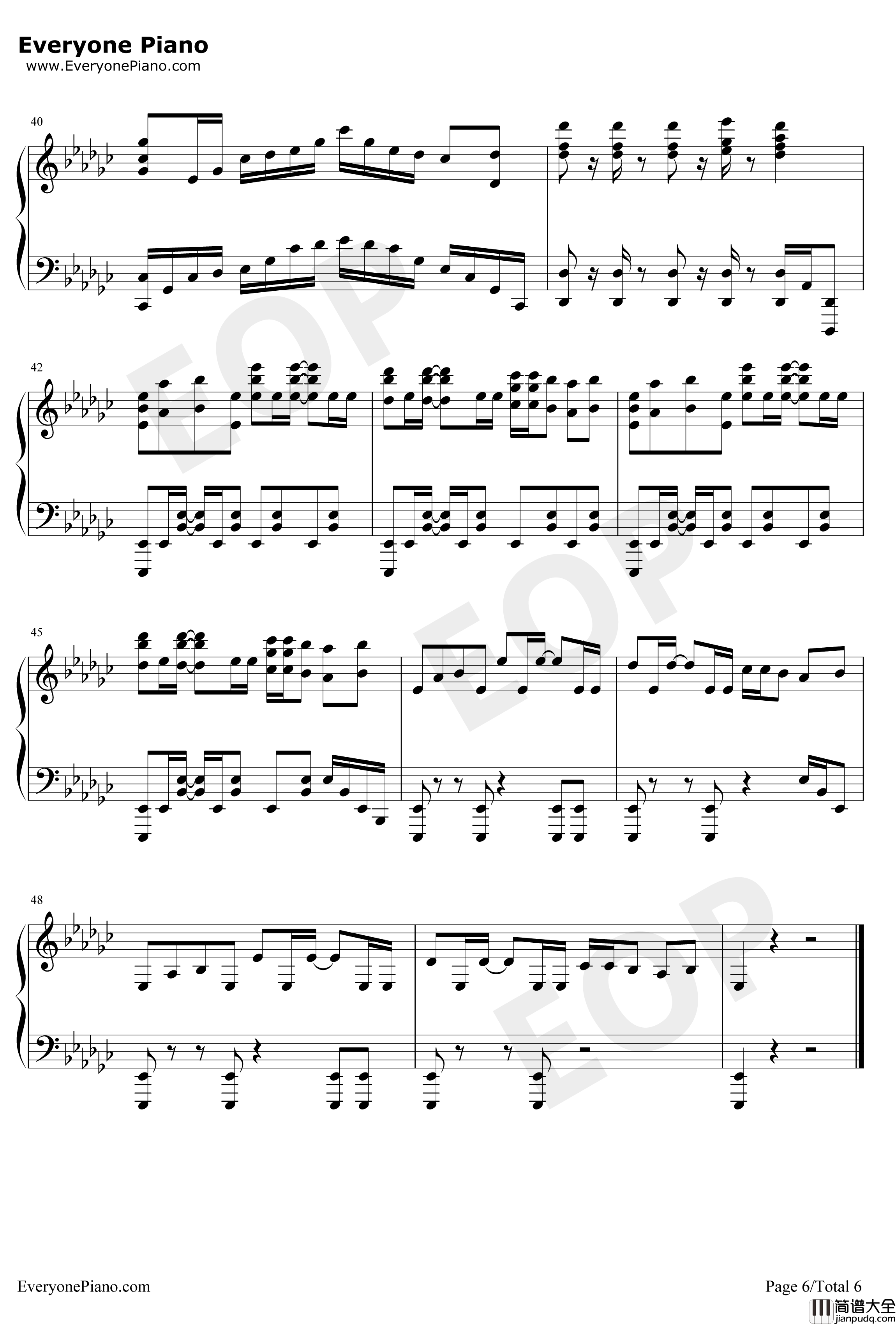 KODO钢琴谱_nonoc_魔法少女特殊战明日香OP