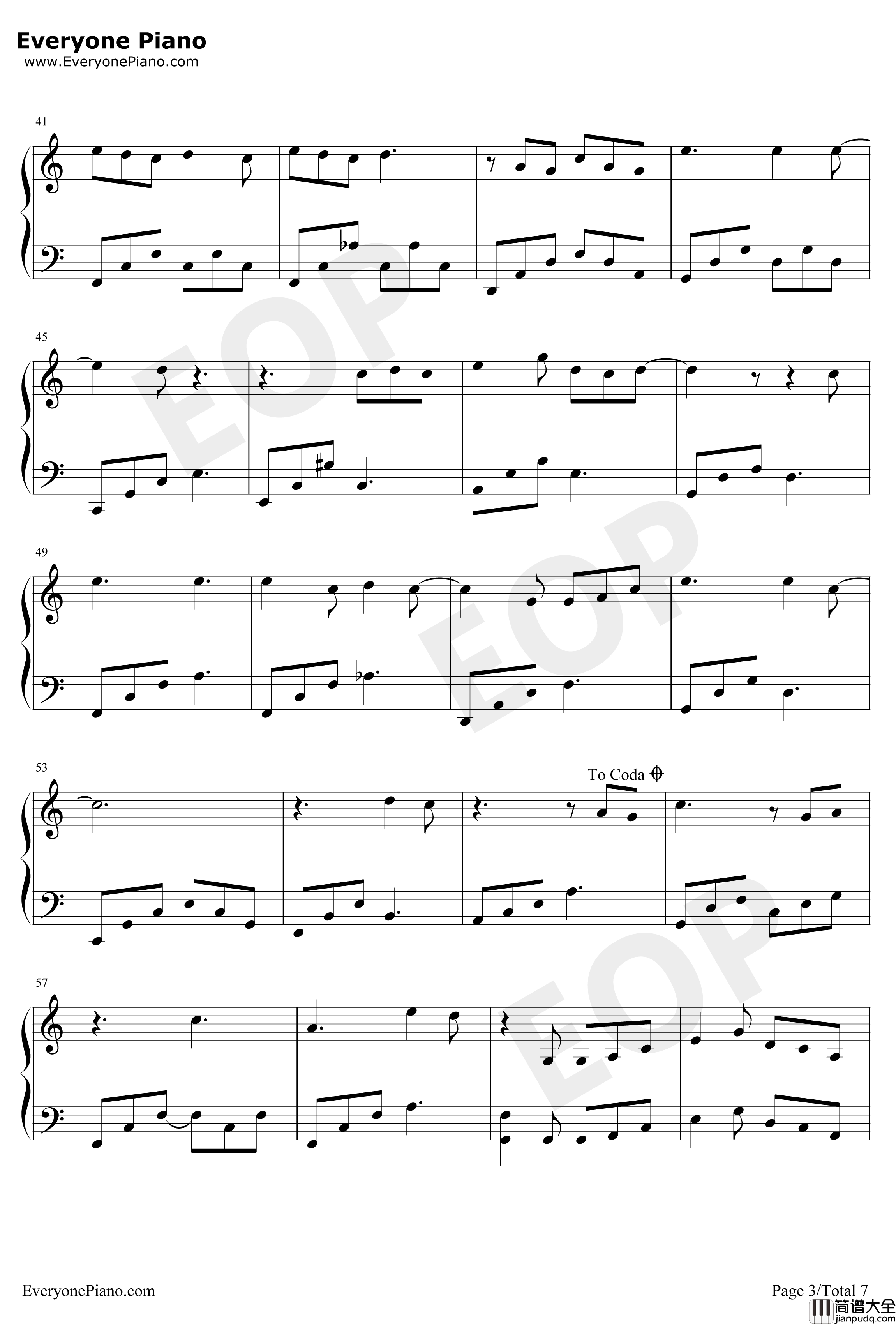 Make_It_Count钢琴谱_Chen_触及真心OST