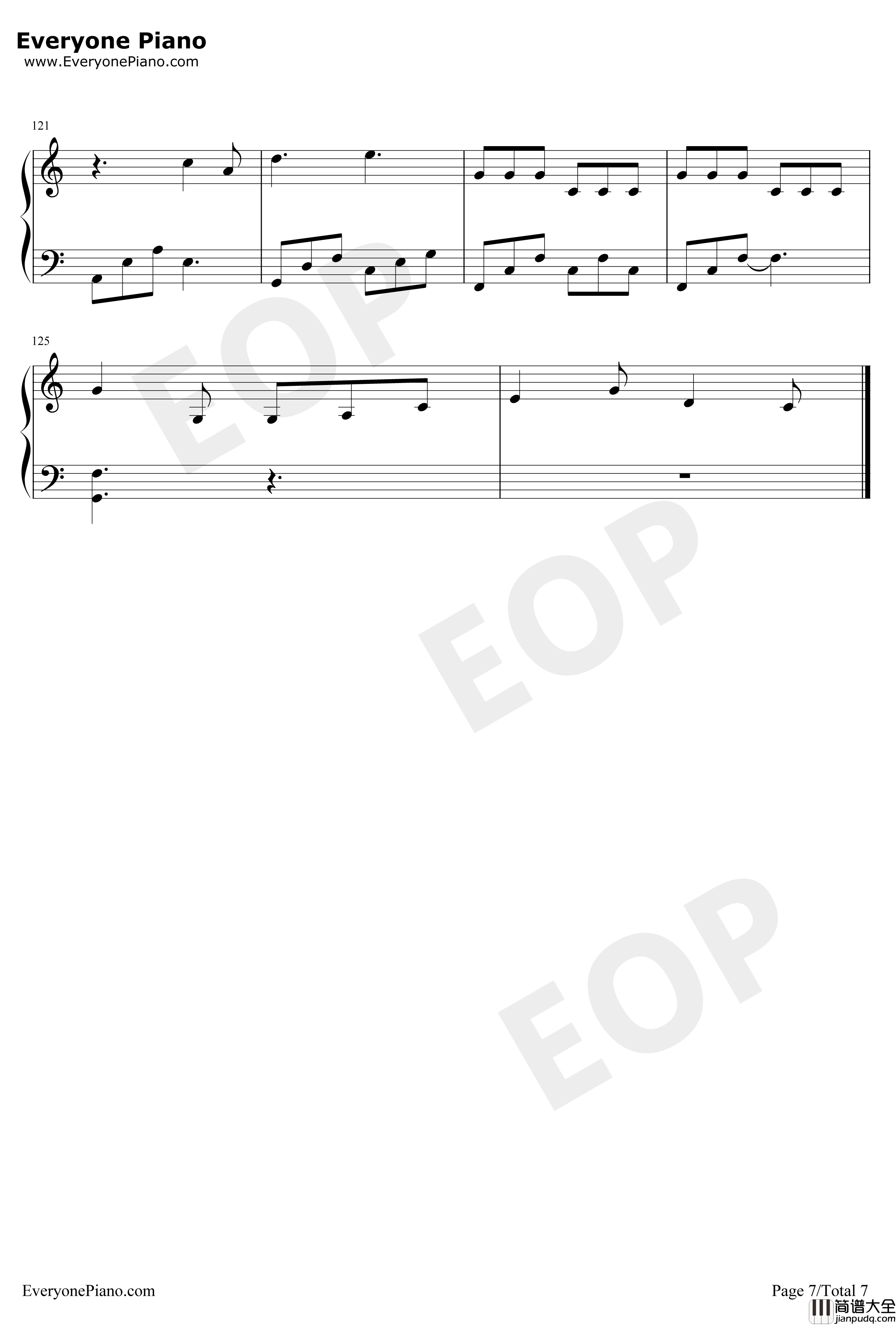 Make_It_Count钢琴谱_Chen_触及真心OST