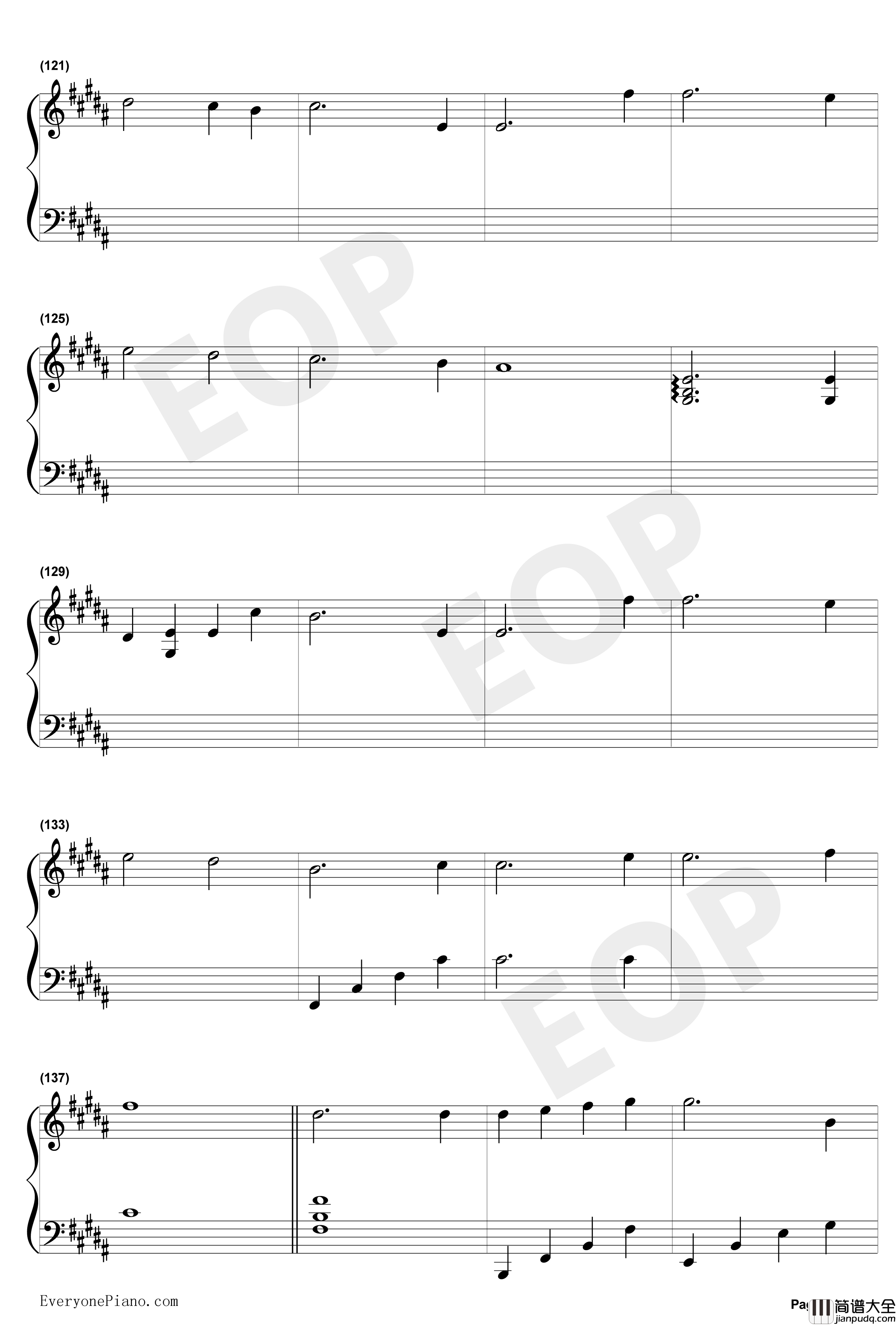 彼岸花钢琴谱_SNH48TeamSII_SNH48重生计划公演曲