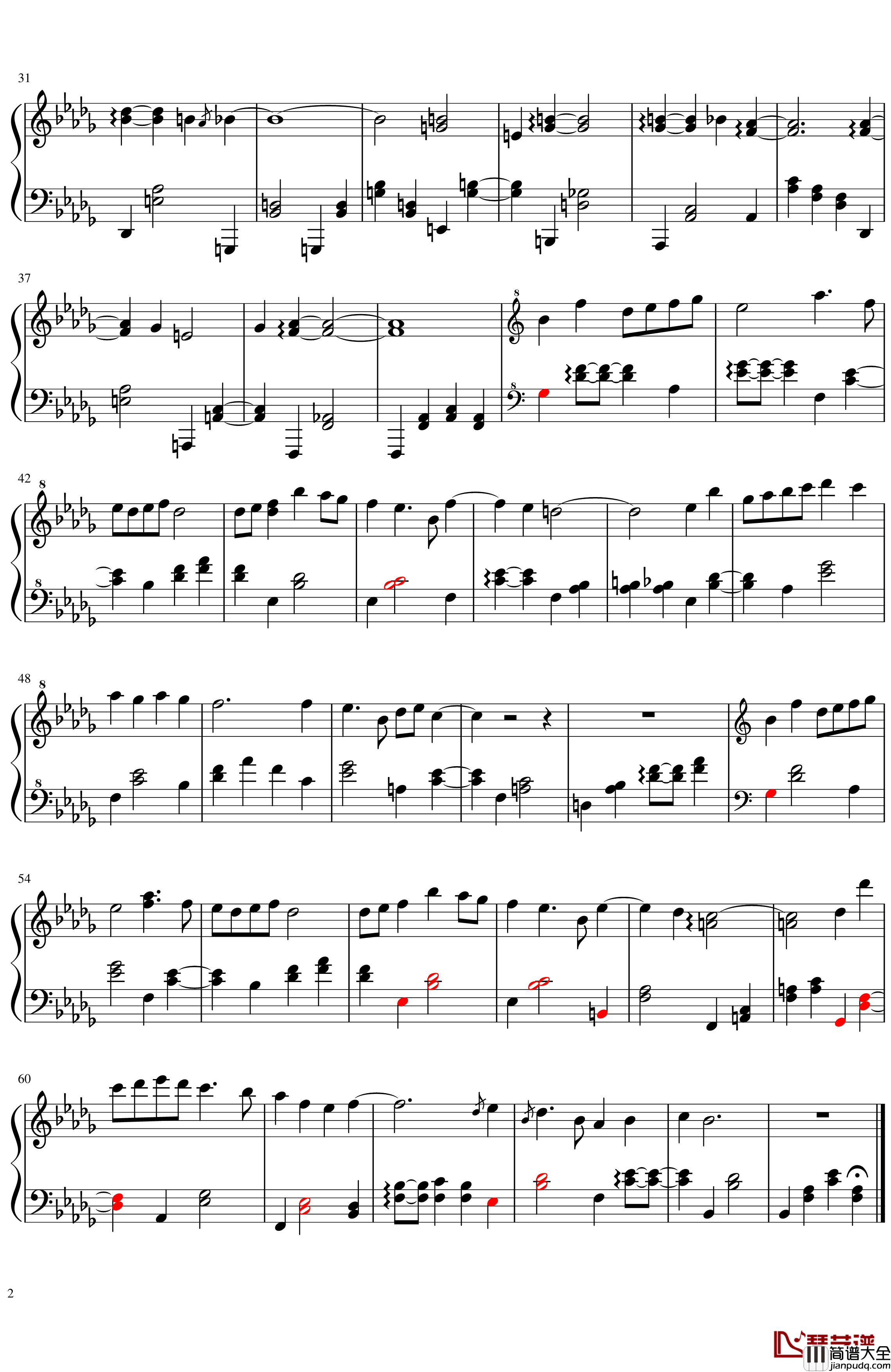 Touched钢琴谱_夜光_A_Light_in_the_Dark