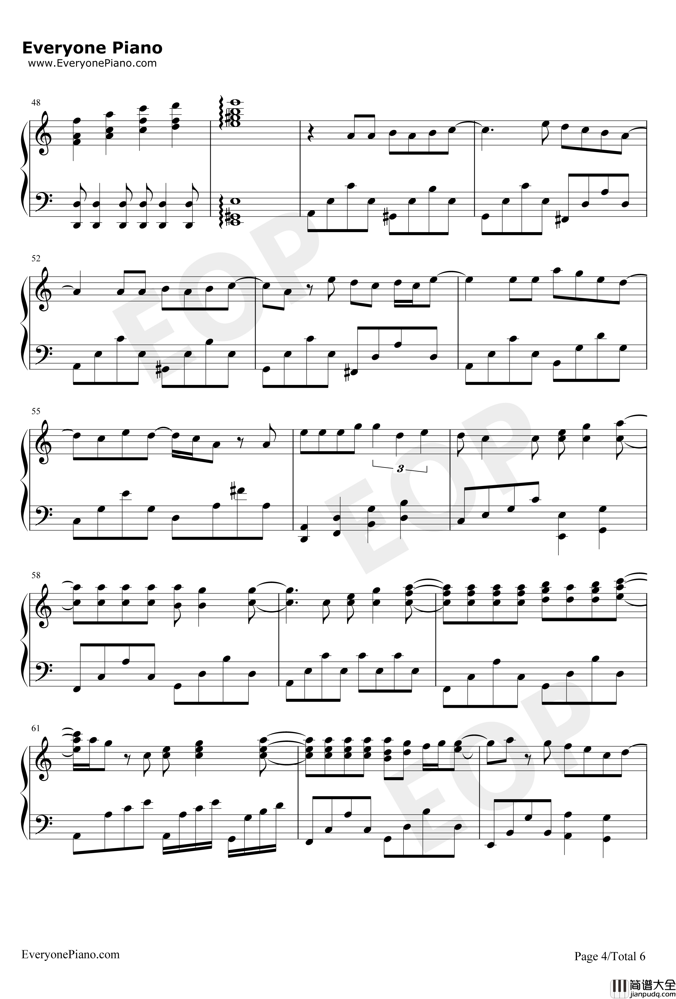 我爱他钢琴谱_丁当_下一站幸福主题曲