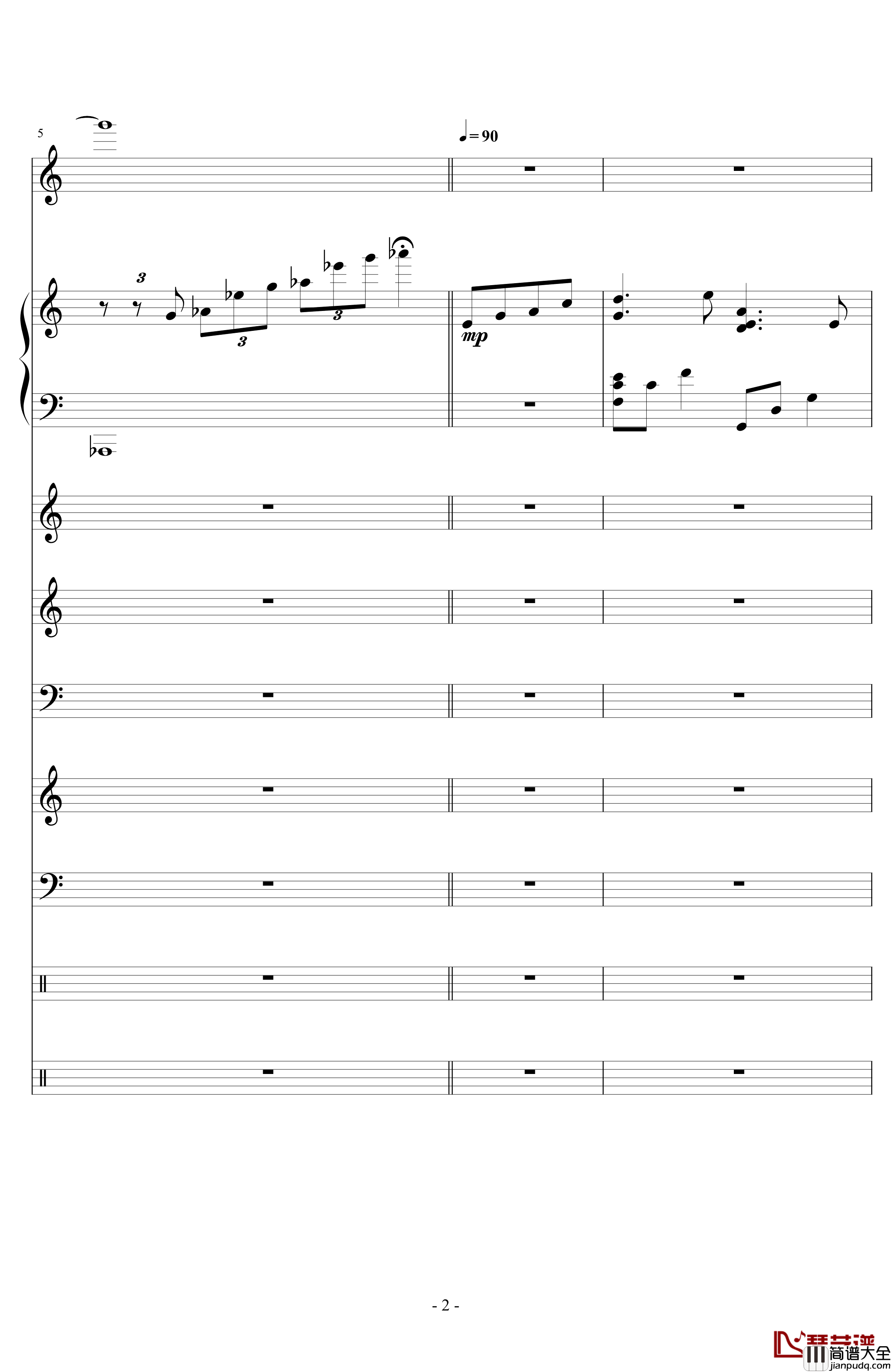 End_Or_Not钢琴谱_lujianxiang555