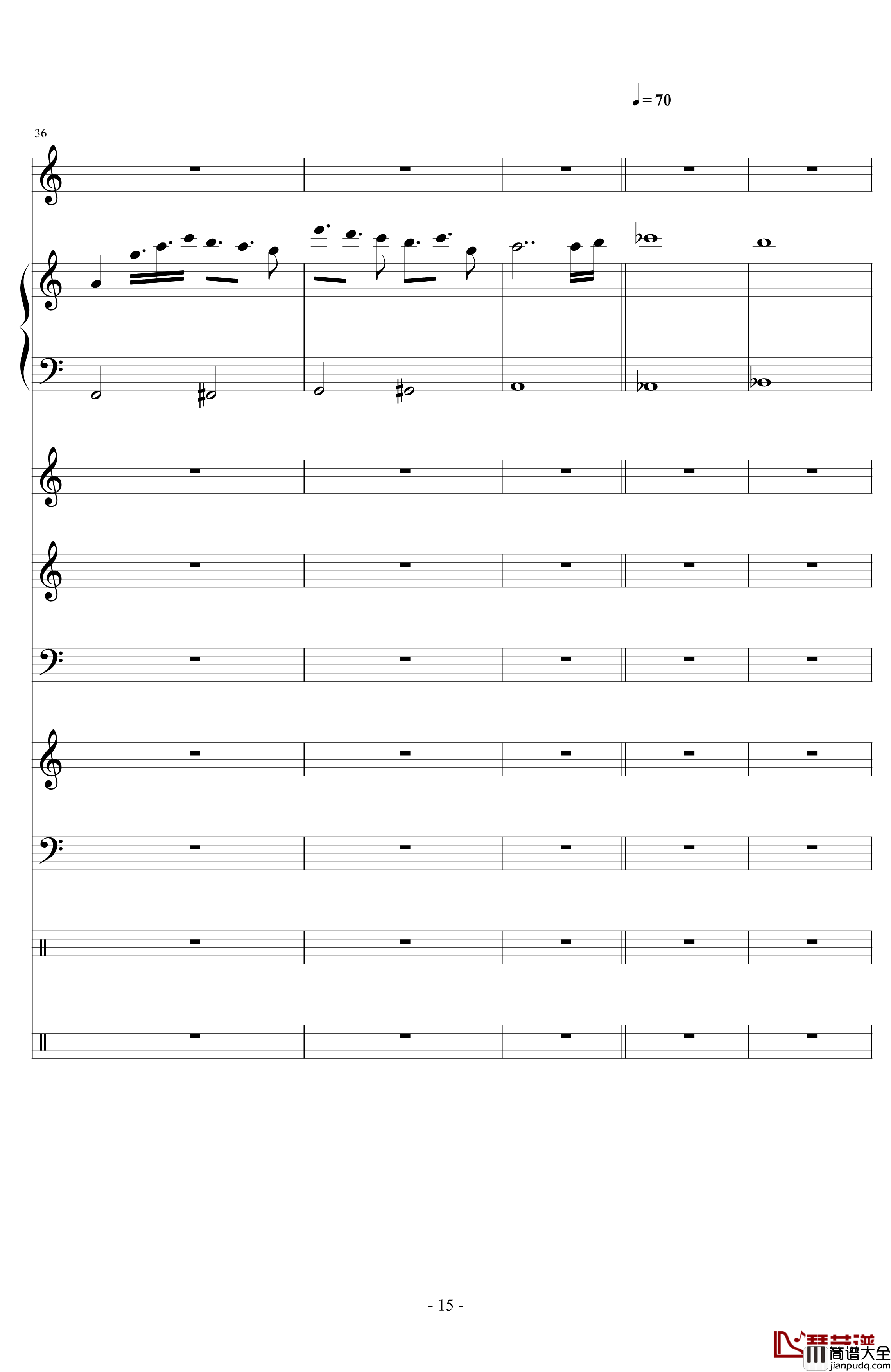 End_Or_Not钢琴谱_lujianxiang555