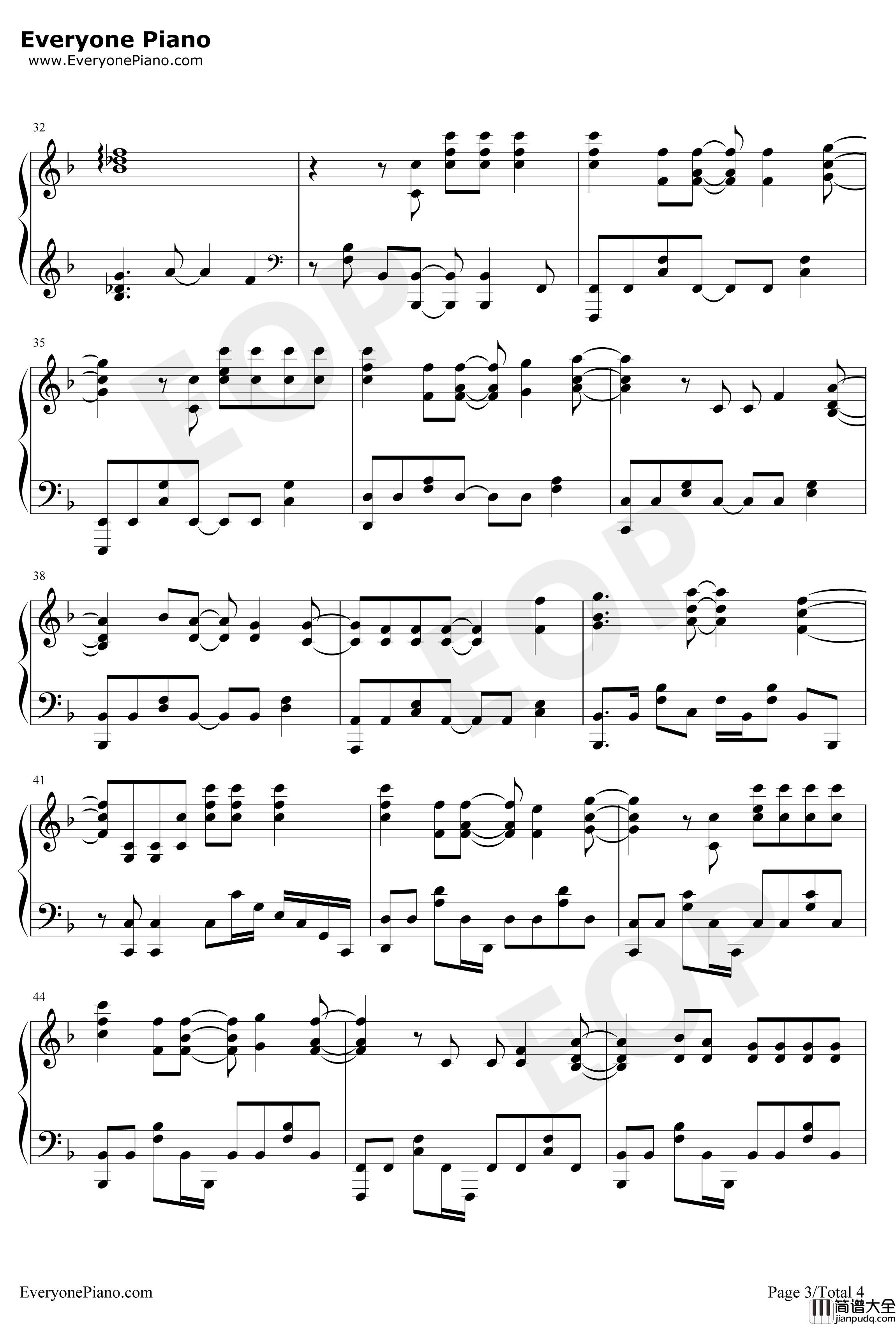 forget_me_not钢琴谱_ReoNa_刀剑神域AlicizationED