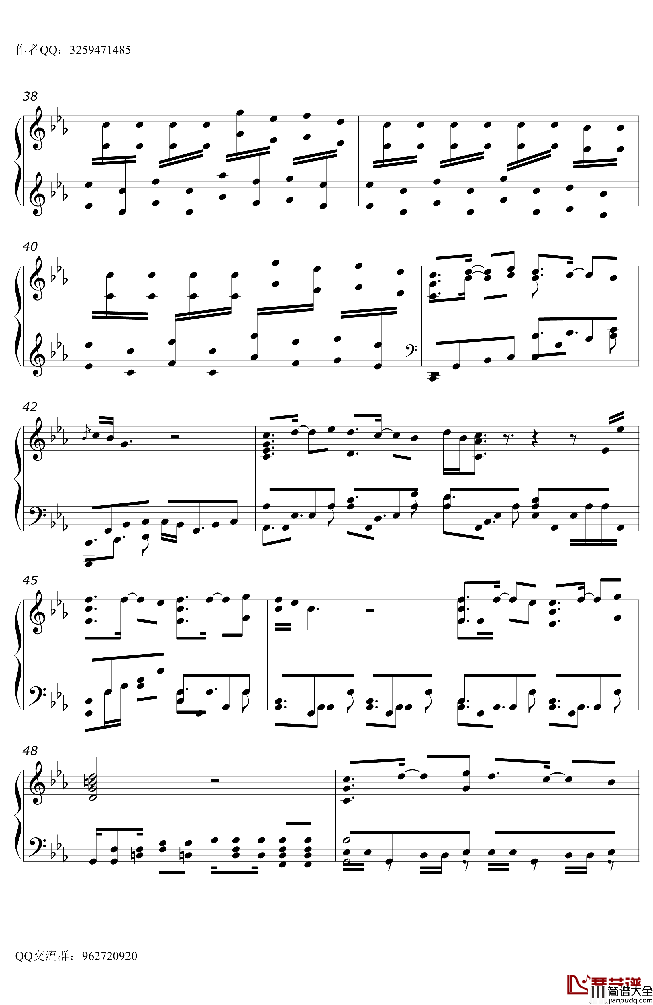 相信自己钢琴谱_零点乐队_曙光开荒队改编