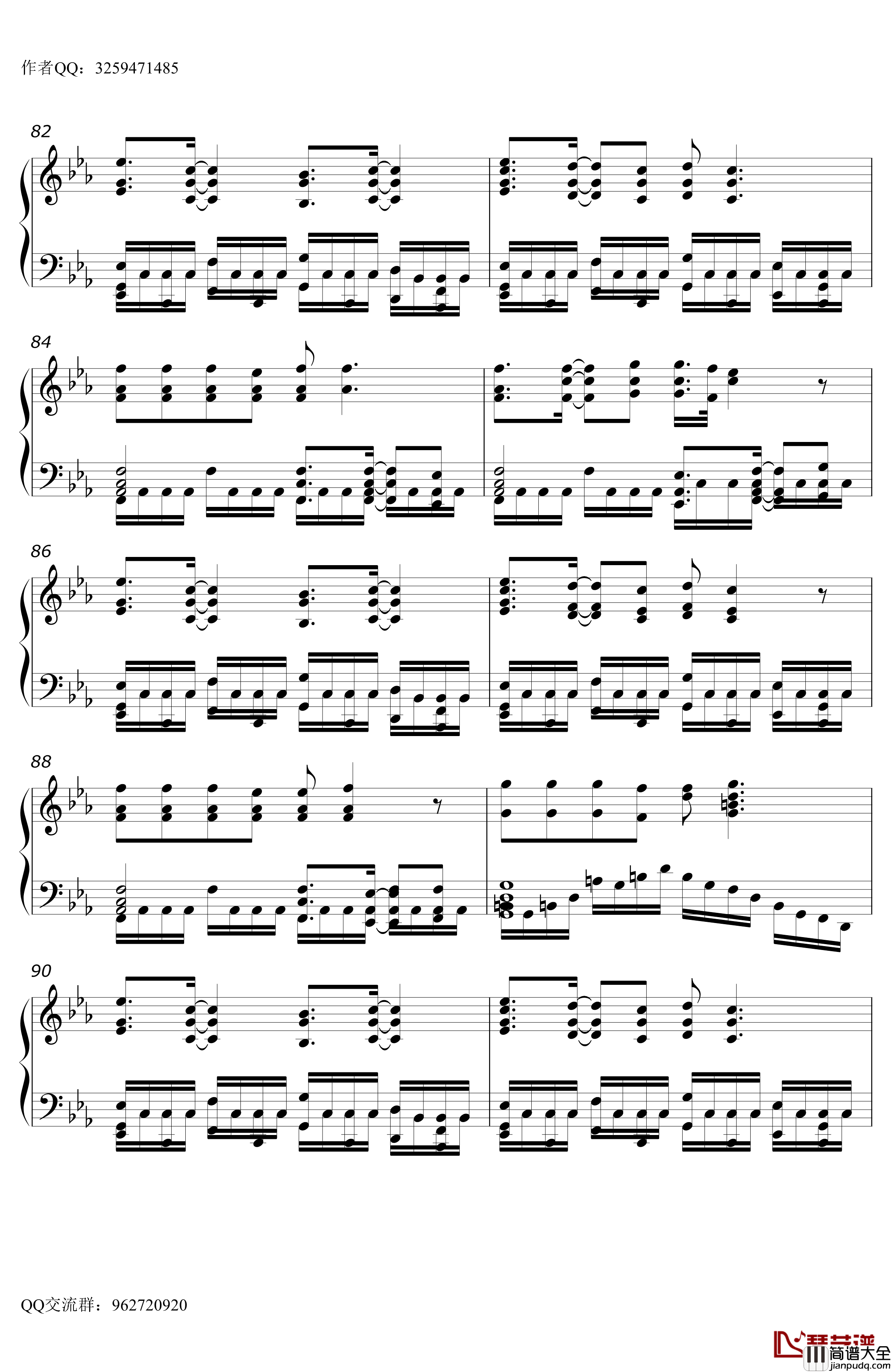 相信自己钢琴谱_零点乐队_曙光开荒队改编