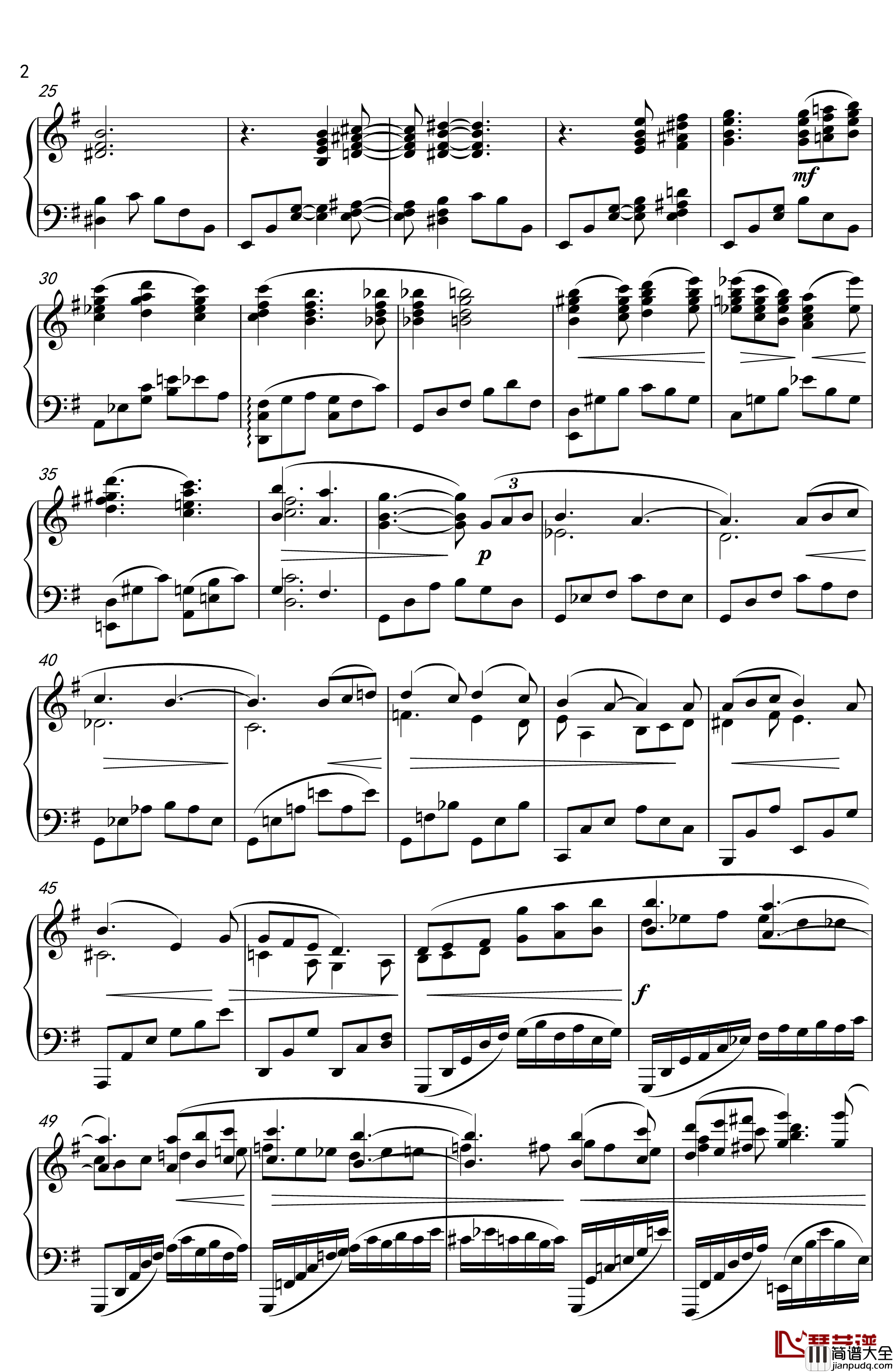 幻想曲钢琴谱_钢琴曲4首，Op3no3_榕剑