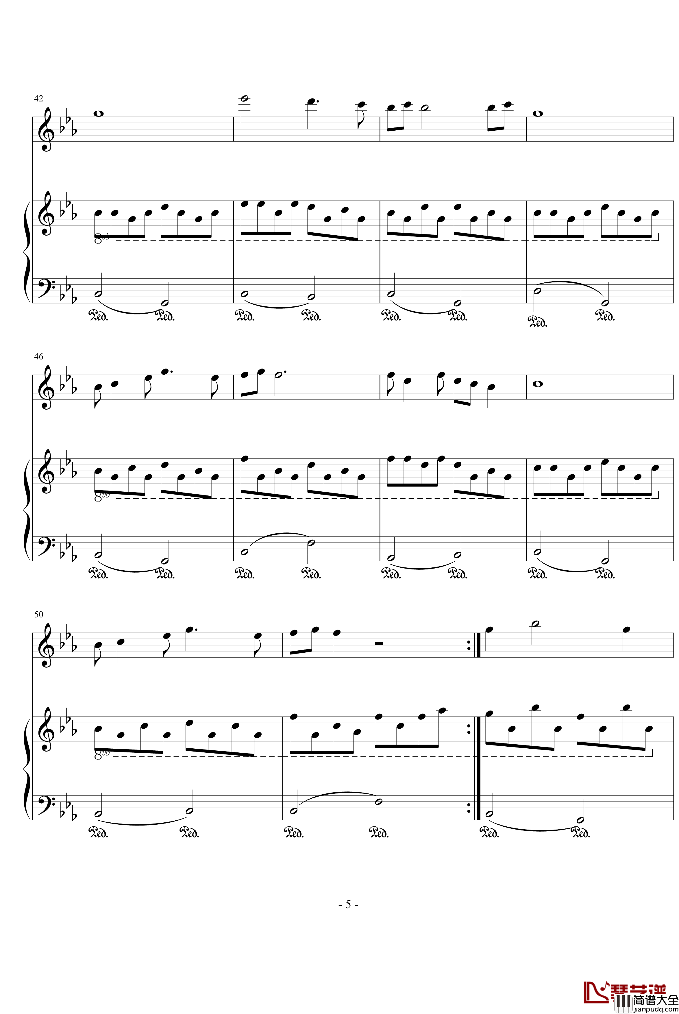 敢问路在何方钢琴谱__西游记_主题曲_影视