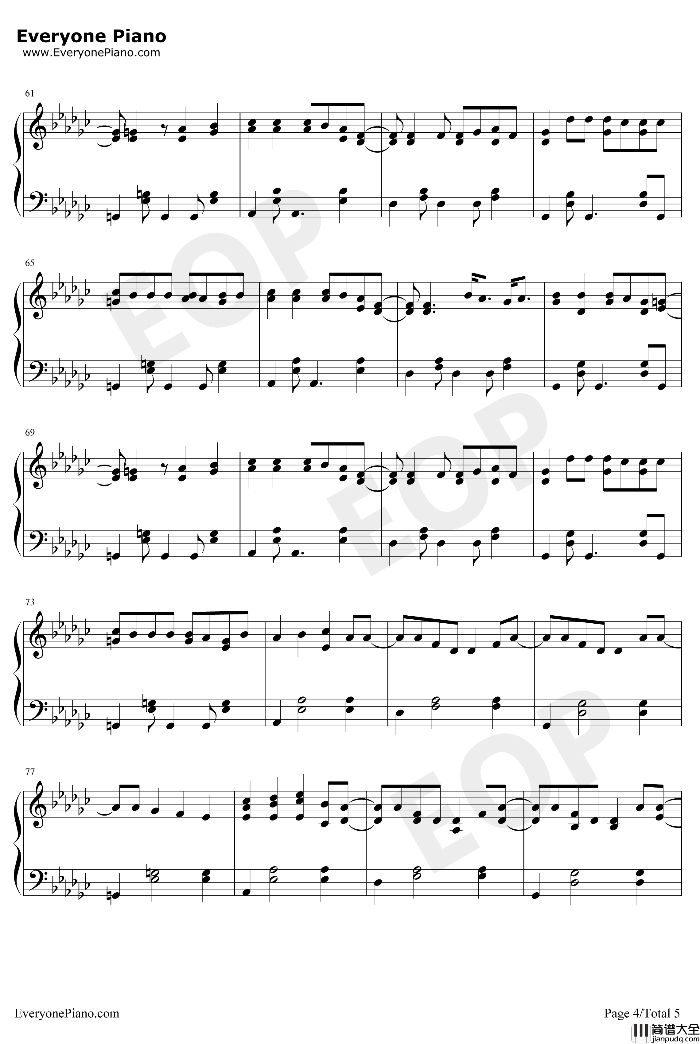 SoAmI钢琴谱_AvaMax