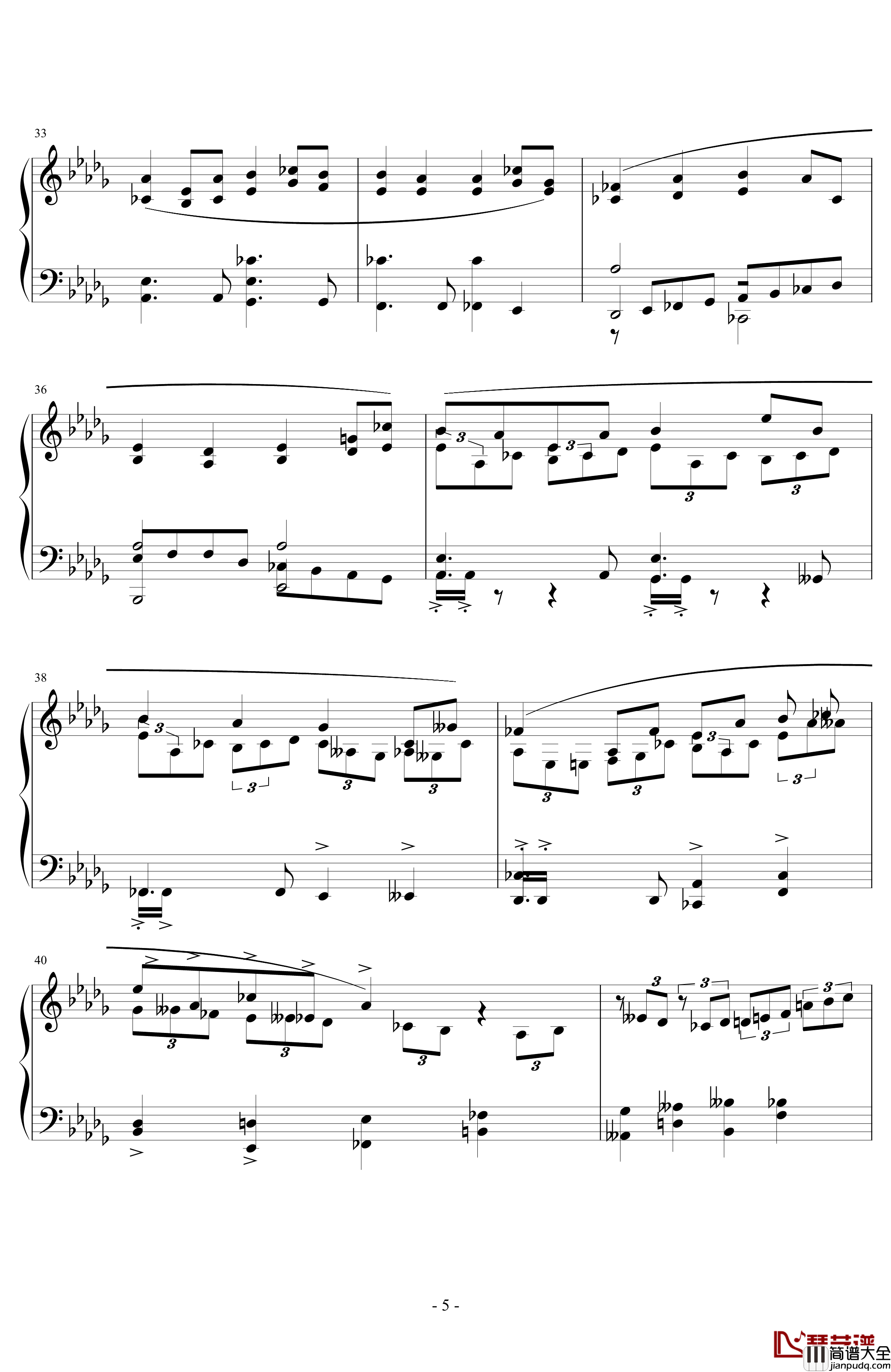 第一次飞行钢琴谱_姐姐的吉他