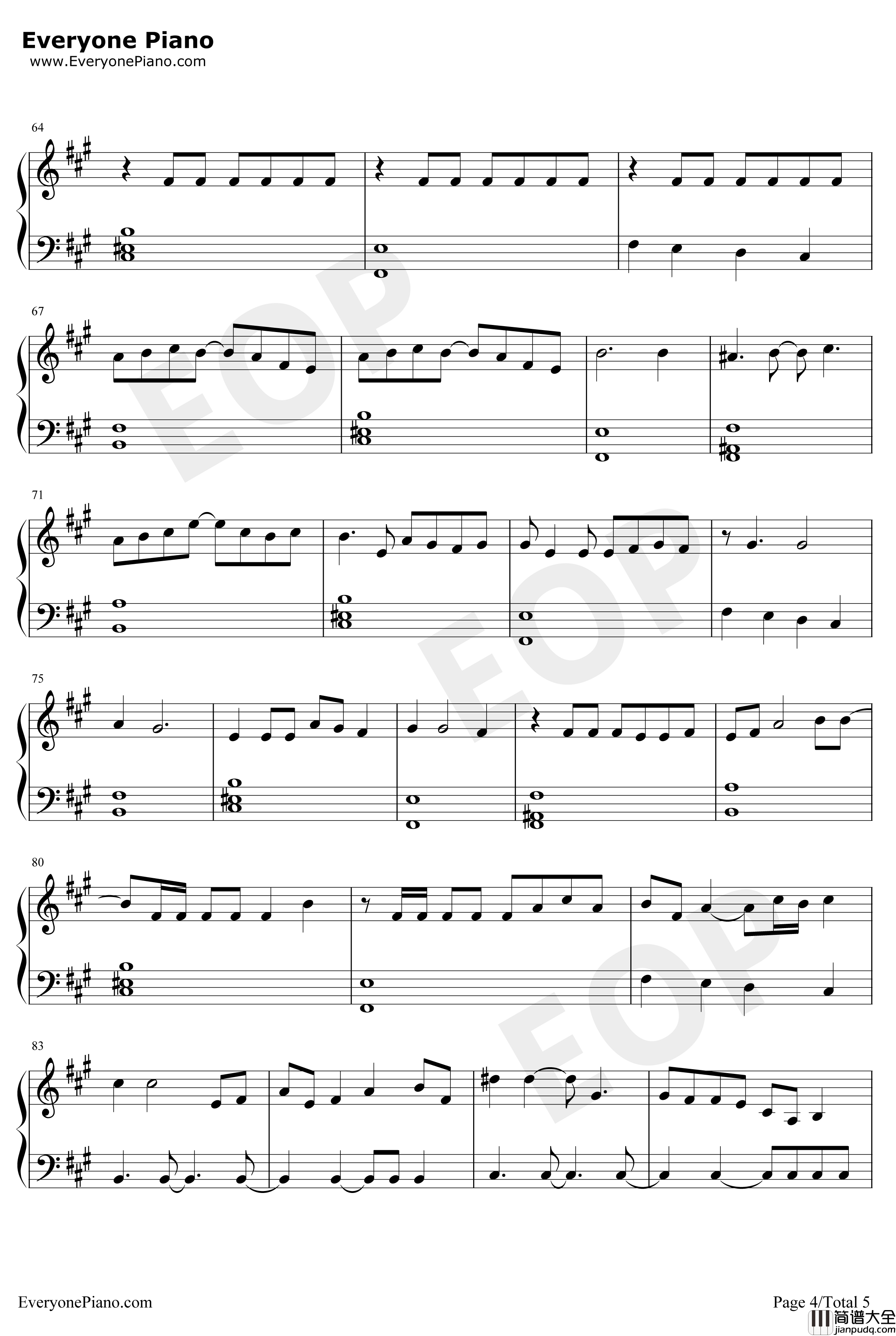 Please_Me钢琴谱_CardiB/BrunoMars