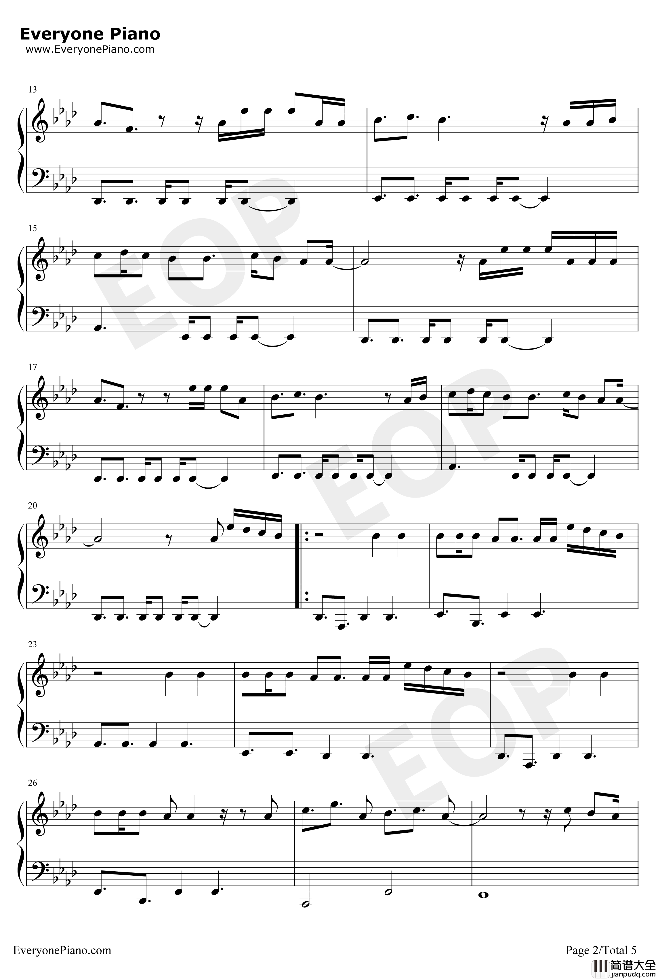 Cold_in_LA钢琴谱_WhyDon'tWe